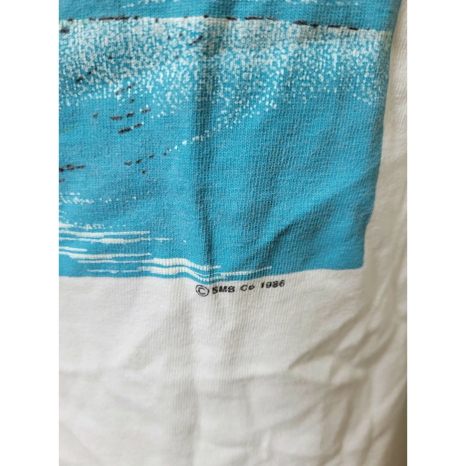 Vintage VTG 80s Latigo Bay Pocket T Shirt Medium White Mens 80s Beach Wind Surfing Scene OG Size US M / EU 48-50 / 2 - 5 Thumbnail