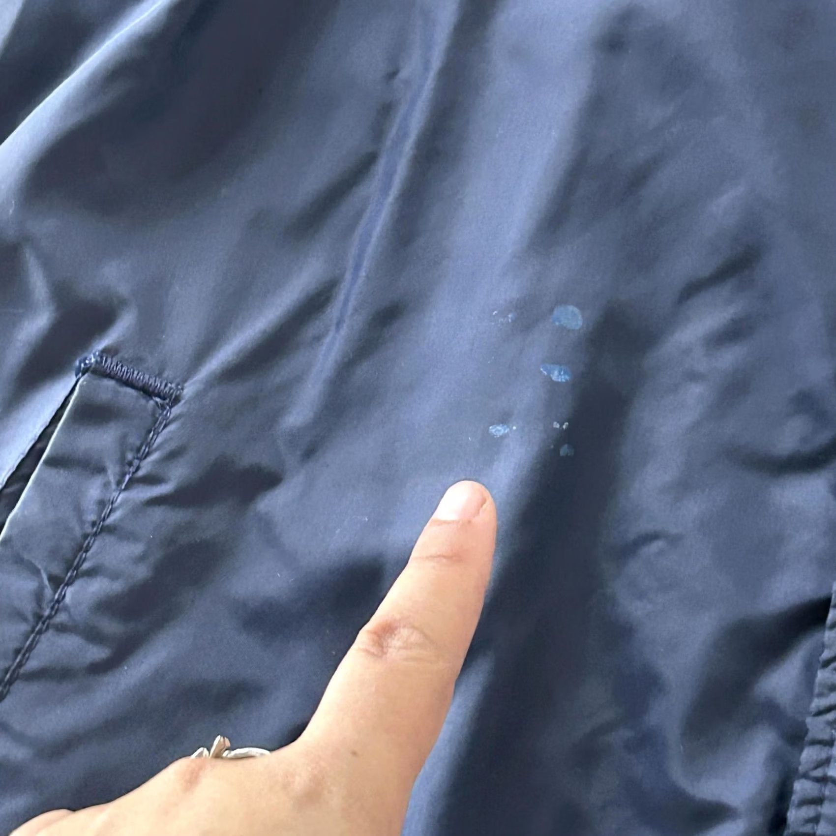 Vintage VINTAGE Win Wear Jacket Mens Medium Blue Nylon Snap Windbreaker Lined USA Made Size US M / EU 48-50 / 2 - 6 Thumbnail