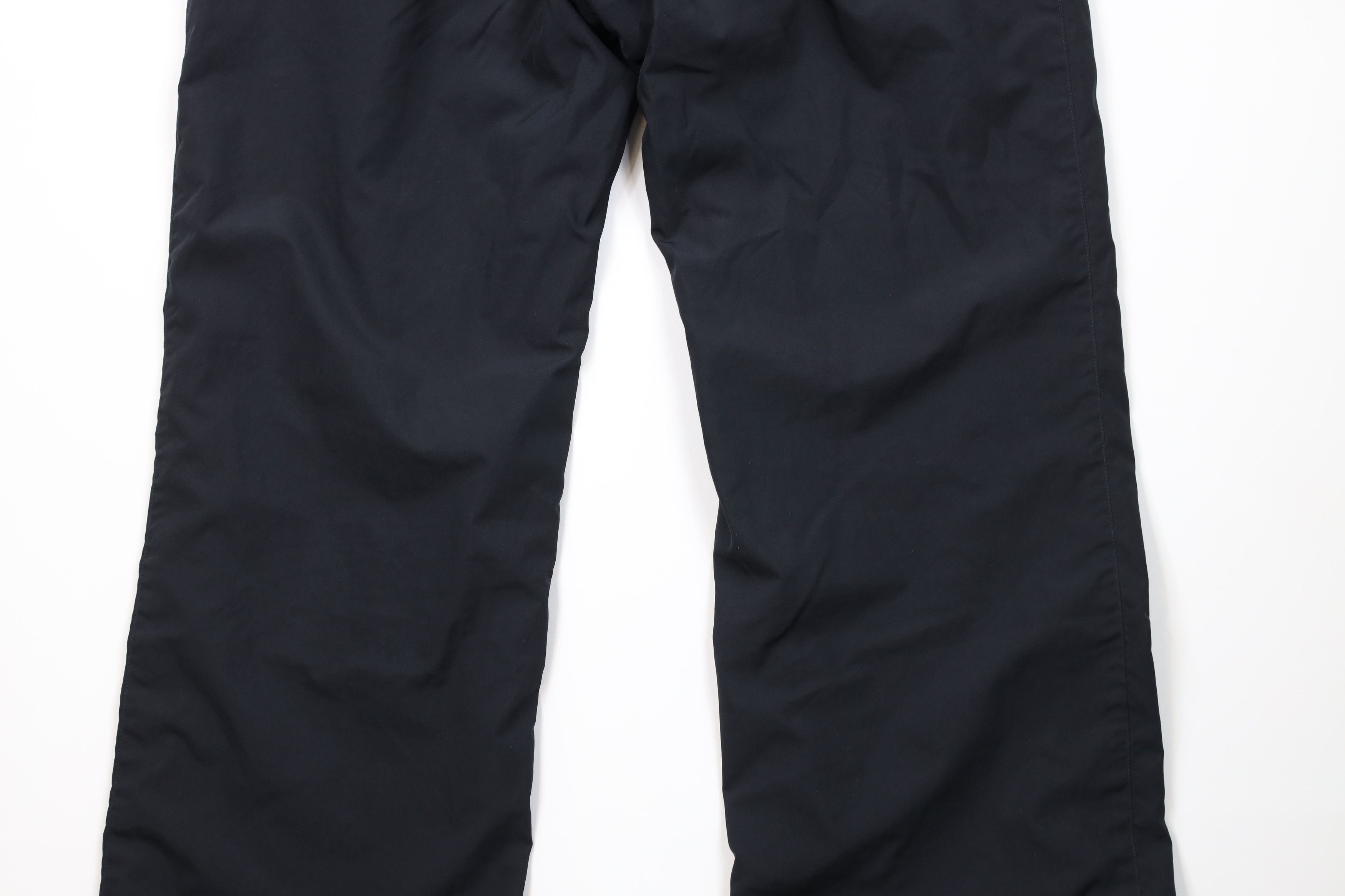 Nike Vintage Y2K Nike Mini Swoosh Lined Wide Leg Pants Black Size 32" / US 10 / IT 46 - 14 Thumbnail