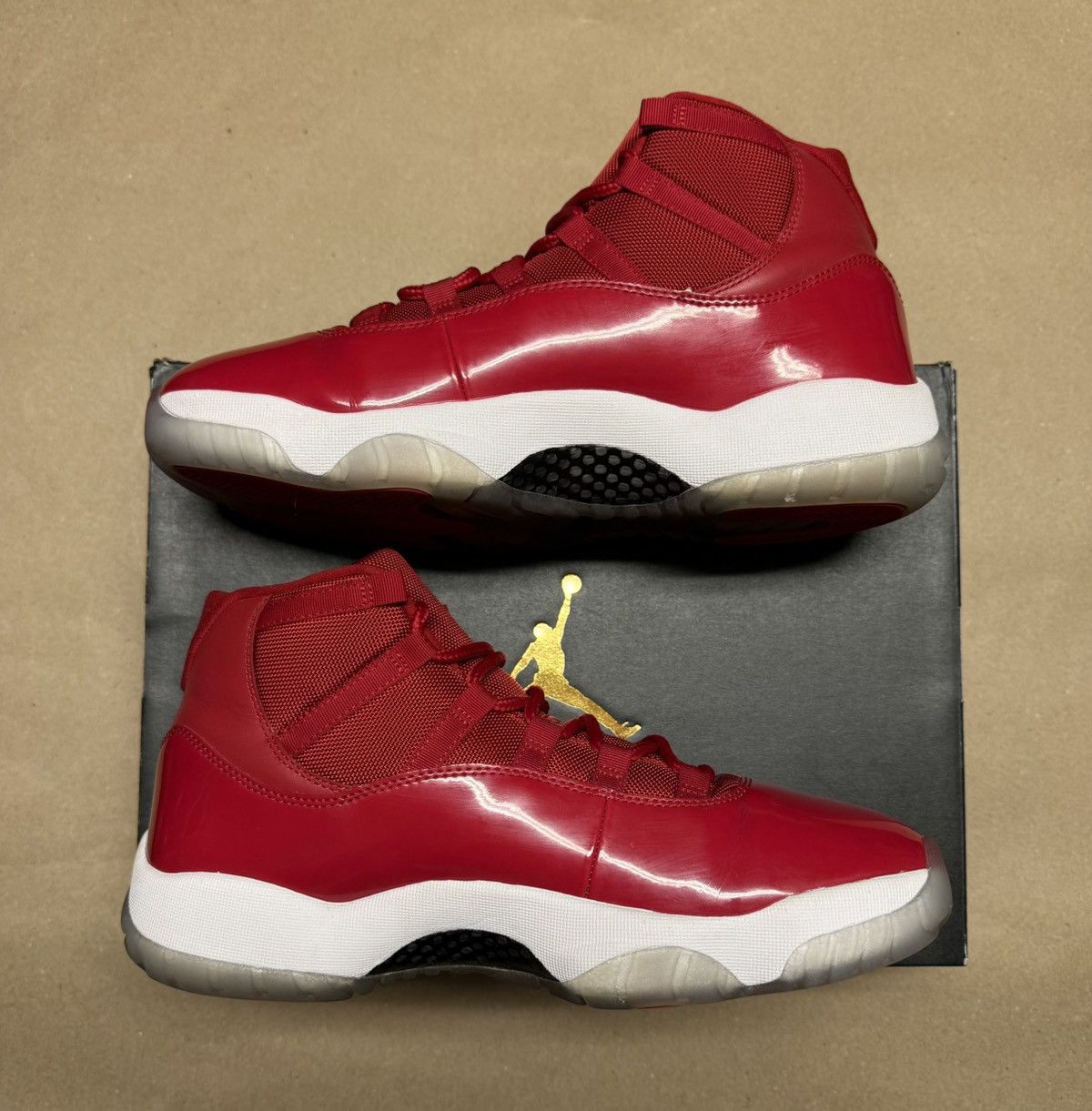 Jordan Brand Nike Air Jordan 11 XI Retro High Win Like 96 Mens size 12! Size US 12 / EU 45 - 2 Thumbnail