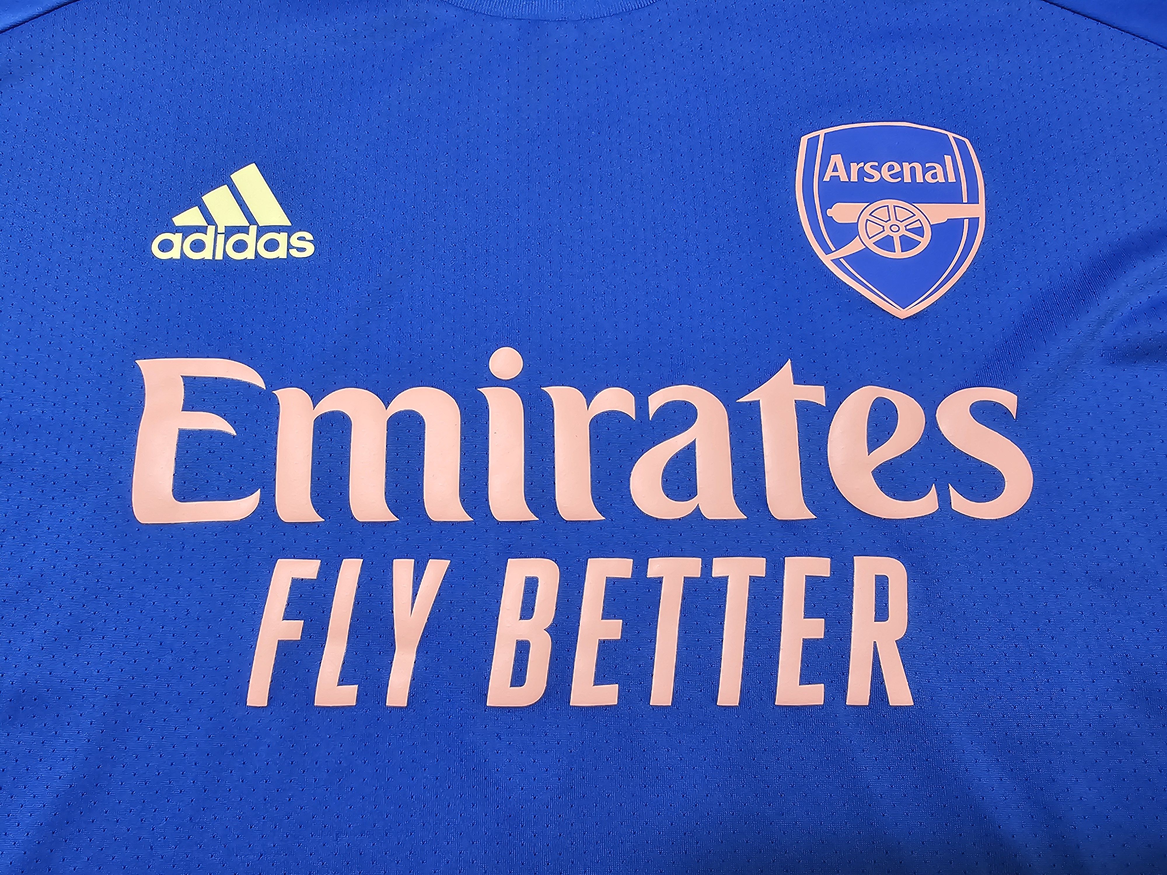 Adidas ARSENAL LONDON 2020 TRAINING FOOTBALL SHIRT SOCCER JERSEY Size US L / EU 52-54 / 3 - 3 Thumbnail
