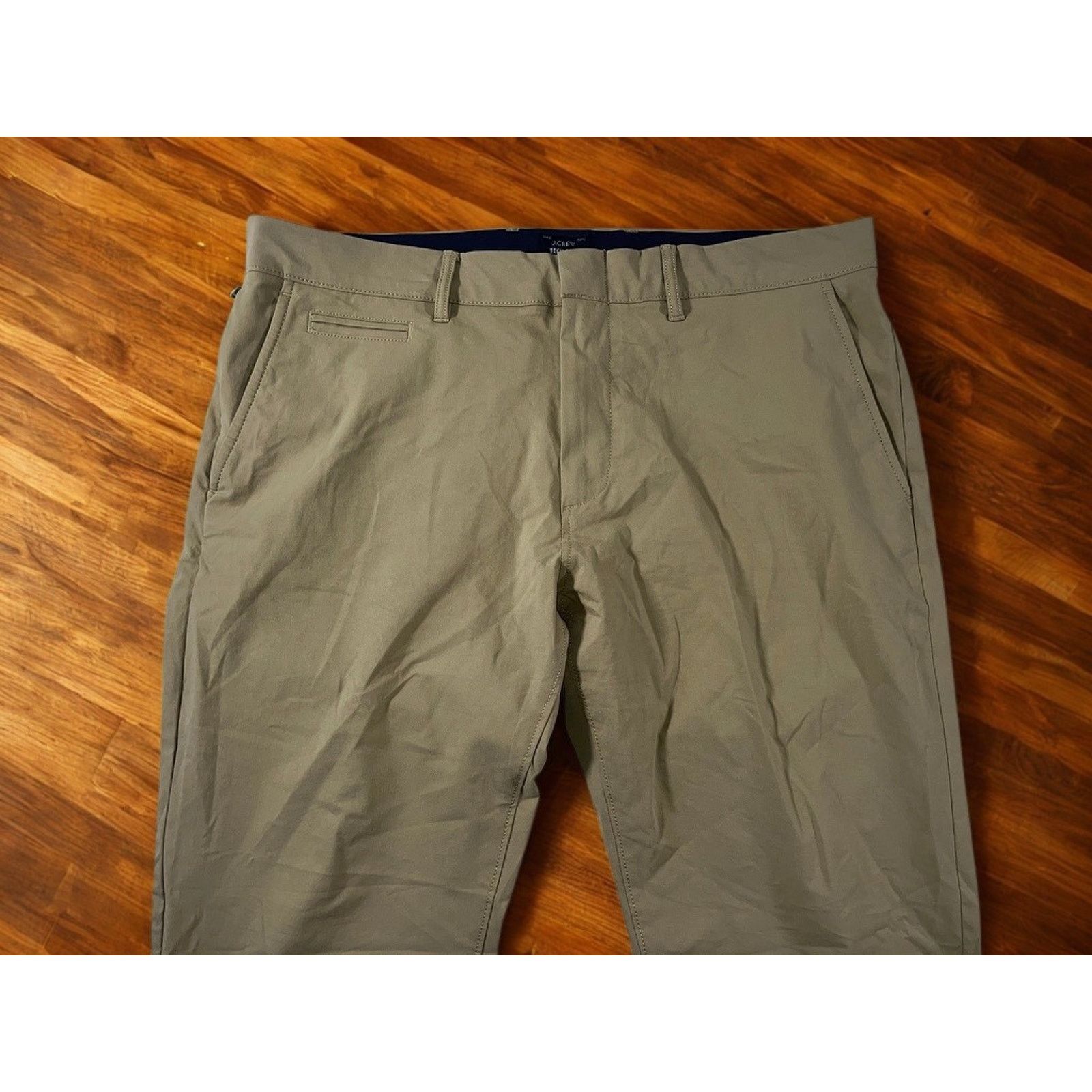 J.Crew J.Crew Tech Pants 34x30 484 Slim Performance Stretch Chino Size US 34 / EU 50 - 4 Thumbnail