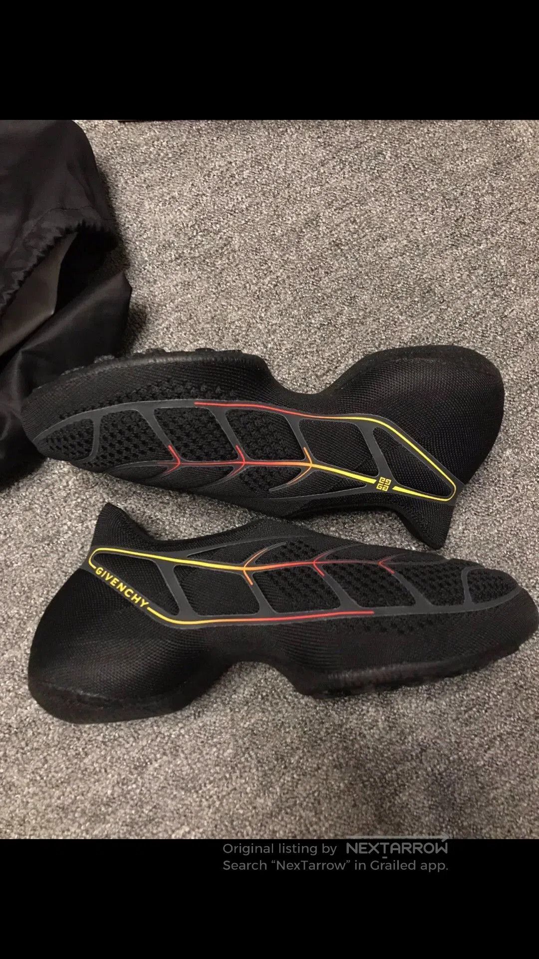 Givenchy Black Mesh Slip-On Casual Shoes. Size US 9 / EU 42 - 7 Thumbnail