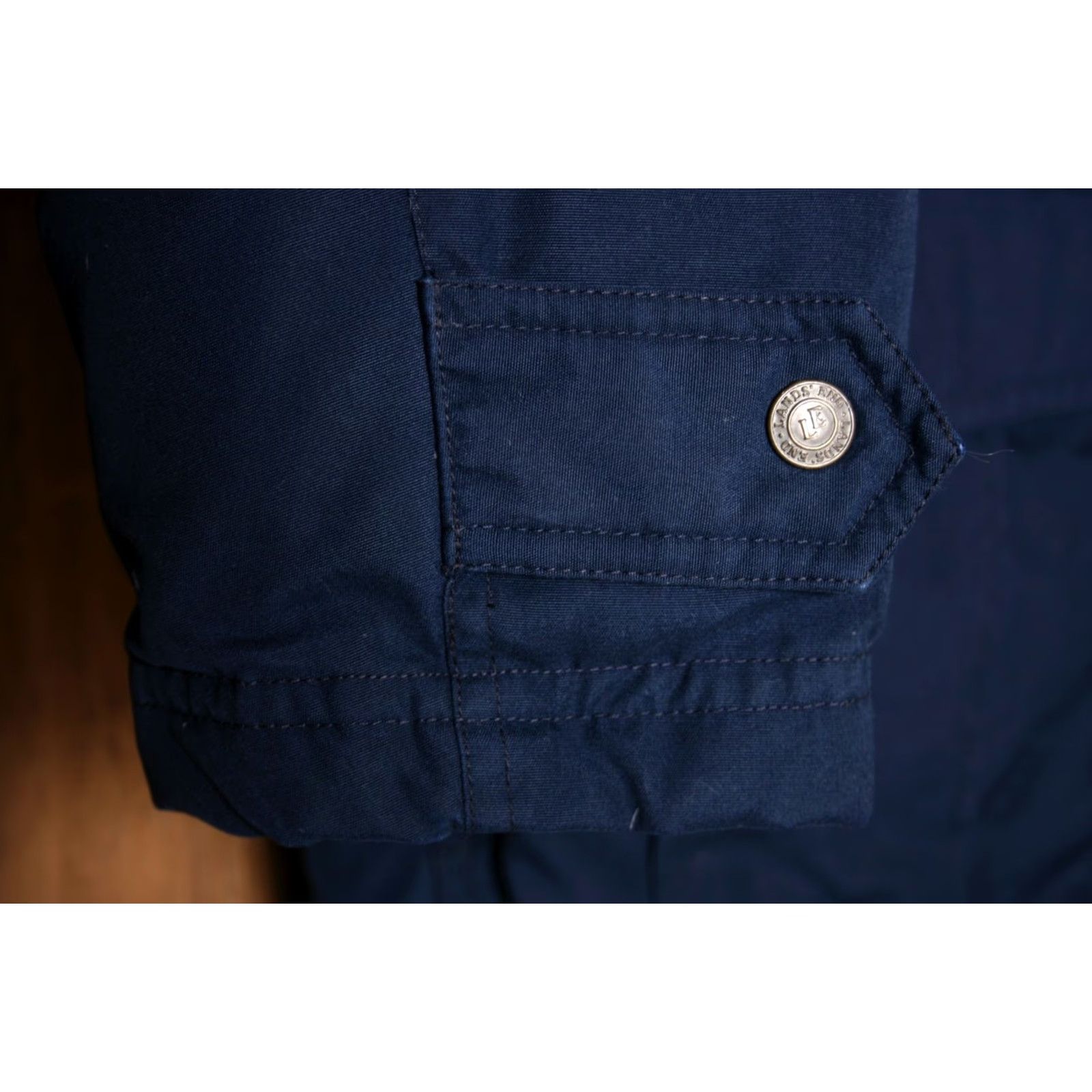 Lands' End VINTAGE Lands' End Blue Goose Down Parka Coat Women M/L Size M Regular Down Winter Coat XS? No. Size M / US 6-8 / IT 42-44 - 4 Thumbnail