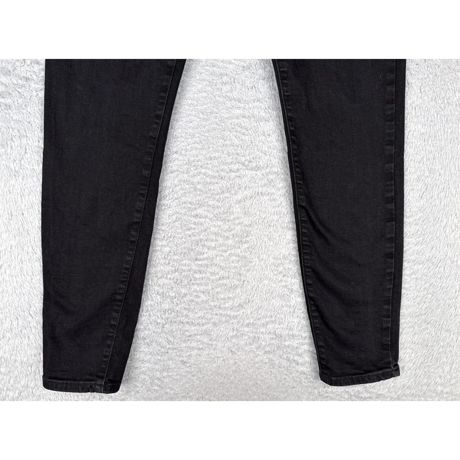 Denime VINTAGE? No — (Skip, since not vintage) a.n.a A New Approach Jeans Women's 10 Black Mid Rise Skinny Stretch Denim Pants Size 32" / US 10 / IT 46 - 2 Thumbnail
