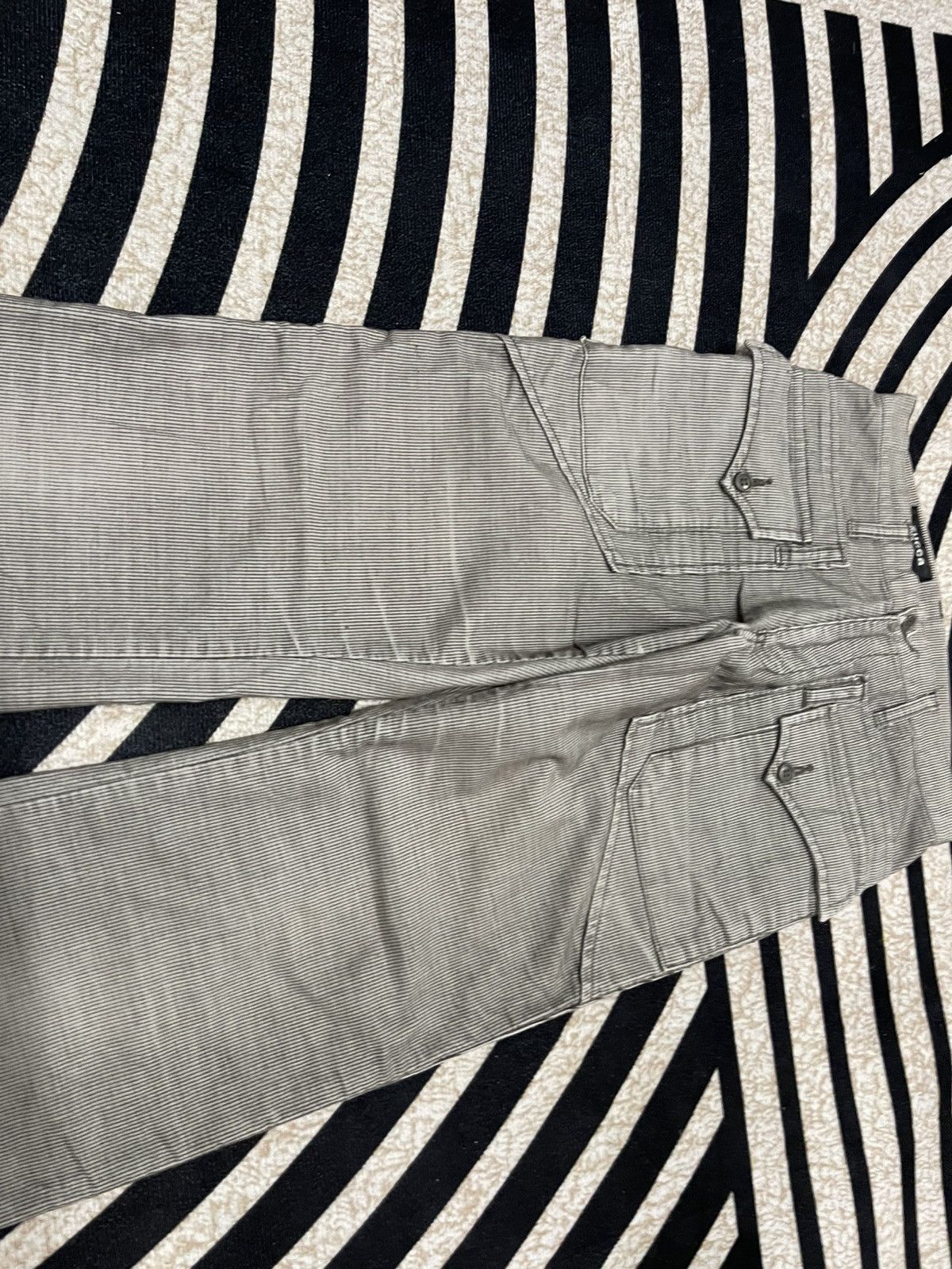 If Six Was Nine × Issey Miyake × Zucca 90s ISSEY MIYAKE CORDUROY PANT RARE DESIGN Size US 26 / EU 42 - 5 Thumbnail
