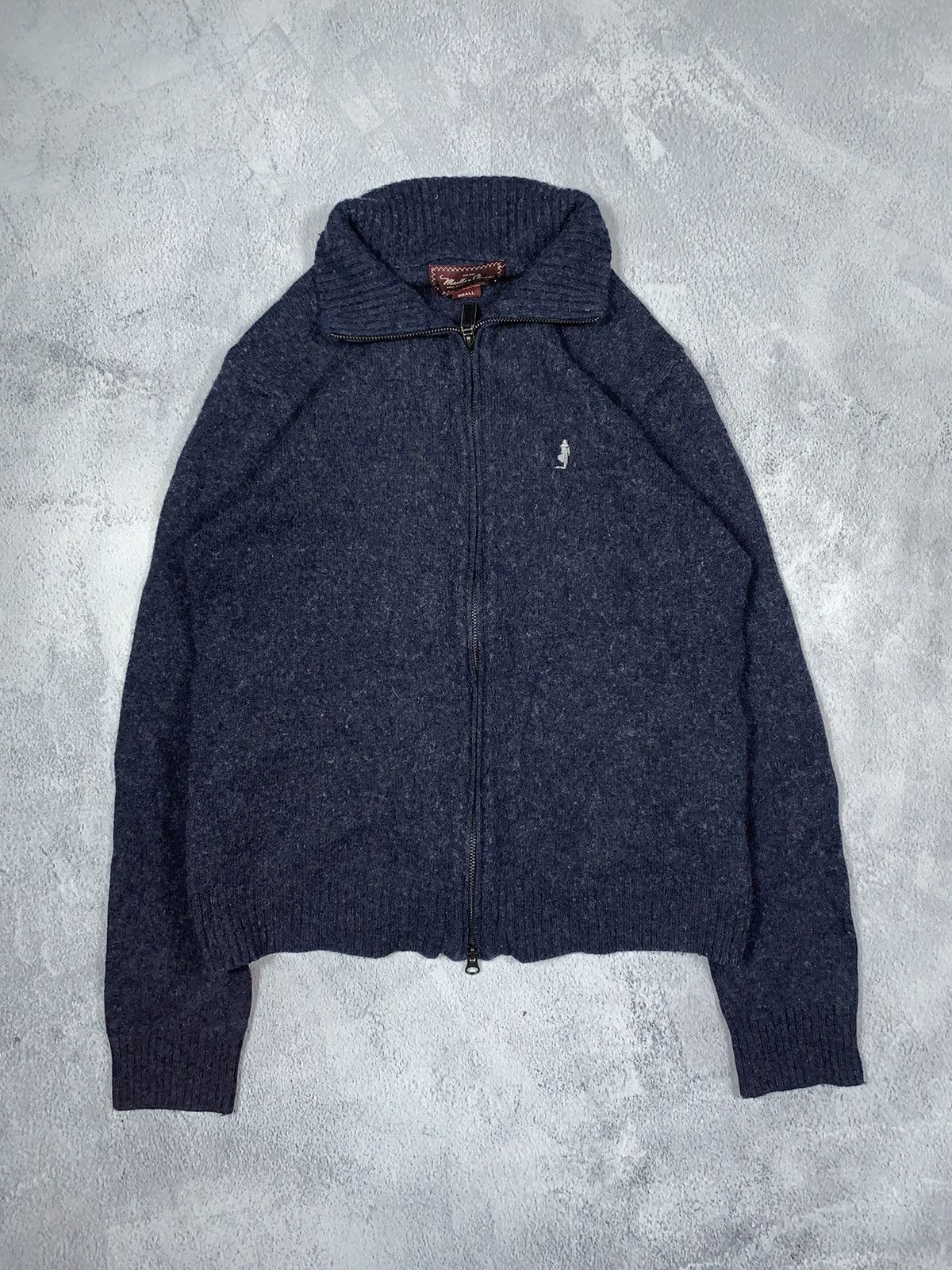 Marlboro Classics Vintage 90s Marlboro Classic wool zip up old money sweater S Size US S / EU 44-46 / 1 - 1 Thumbnail
