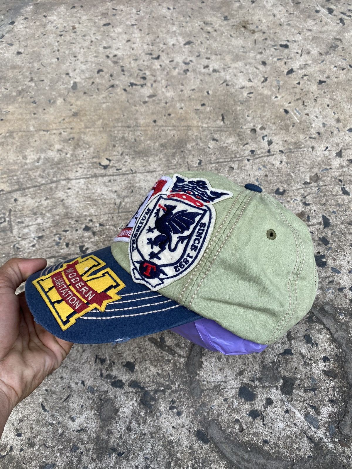 If Six Was Nine × Japanese Brand × Vintage Grazy Patch Leather Strap Hats Size ONE SIZE - 5 Thumbnail