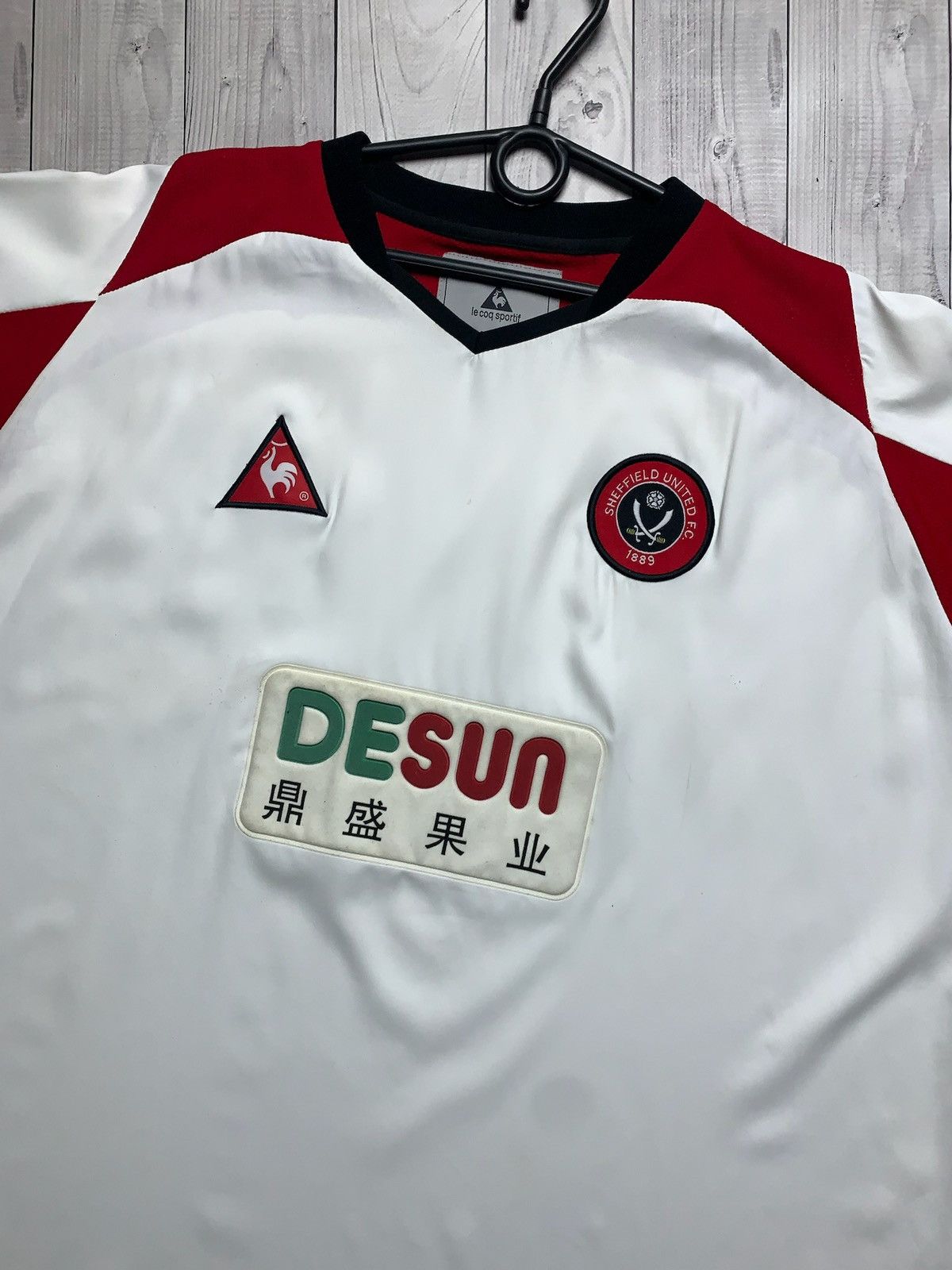 Vintage Vintage Sheffield United soccer jersey white rare away XXL Size US XXL / EU 58 / 5 - 2 Thumbnail