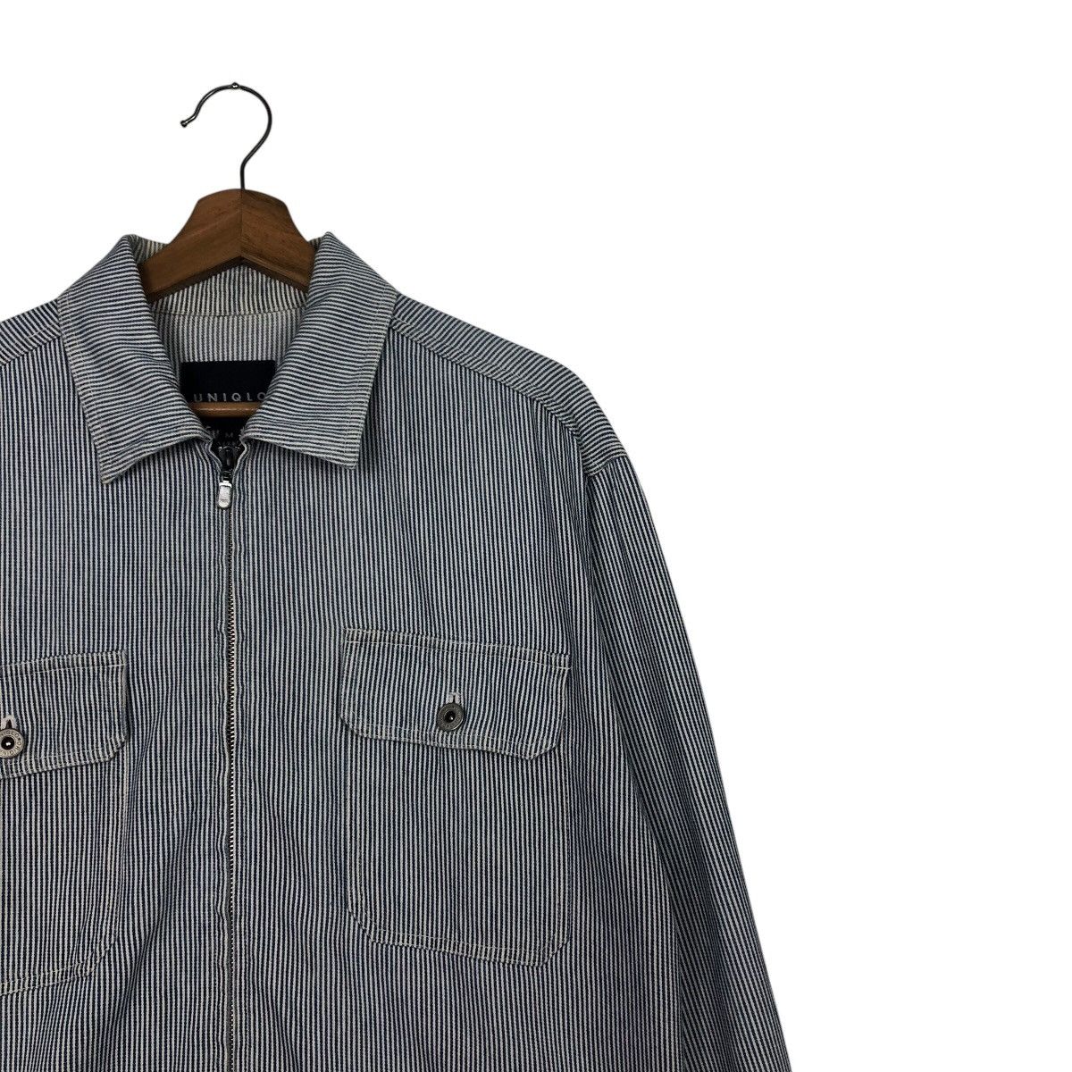 Japanese Brand 📌Vintage Hickory Chore Jacket Uniqlo Striped Issey Miyake Size US M / EU 48-50 / 2 - 6 Thumbnail