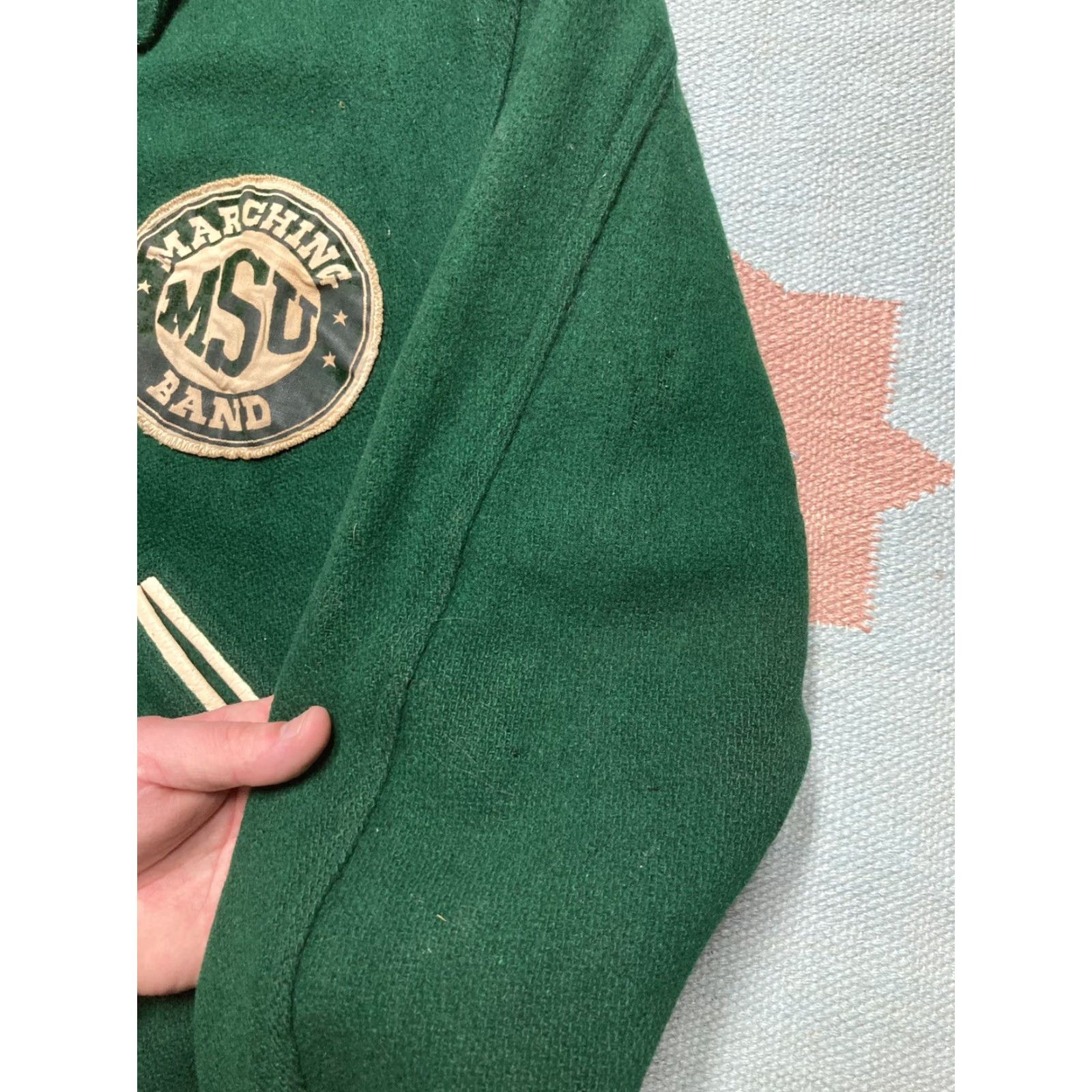 Vintage VINTAGE Michigan State University MSU band jacket Wool varsity Large 1950s 60s Men’s Womens Girls Boys Size US L / EU 52-54 / 3 - 6 Thumbnail