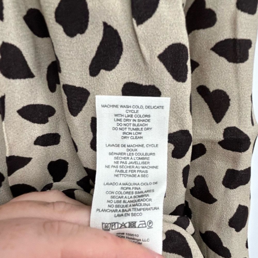 THAKOON THAKOON AL BEIGE COMBO PRINTED SMOCKED TOP WOMEN SIZE S Size S / US 4 / IT 40 - 8 Thumbnail