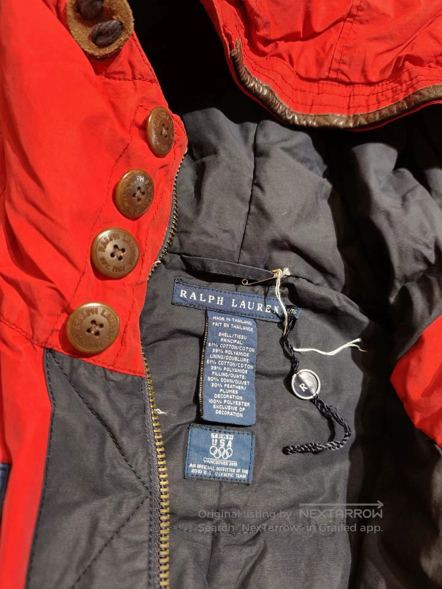 Polo Ralph Lauren Ralph Lauren Olympic Team Down Jacket. Size XL / US 12-14 / IT 48-50 - 3 Thumbnail