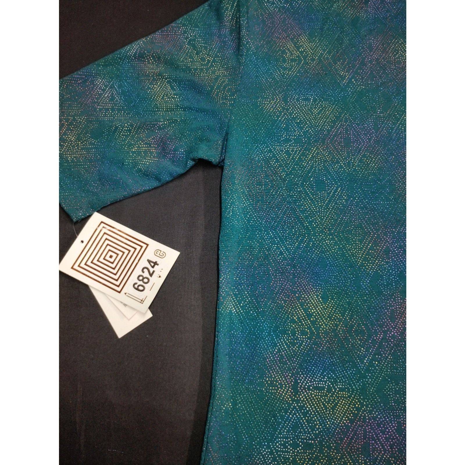 Lululemon LuLaRoe Teal Iridescent Short Sleeve Tee Size S / US 4 / IT 40 - 7 Thumbnail