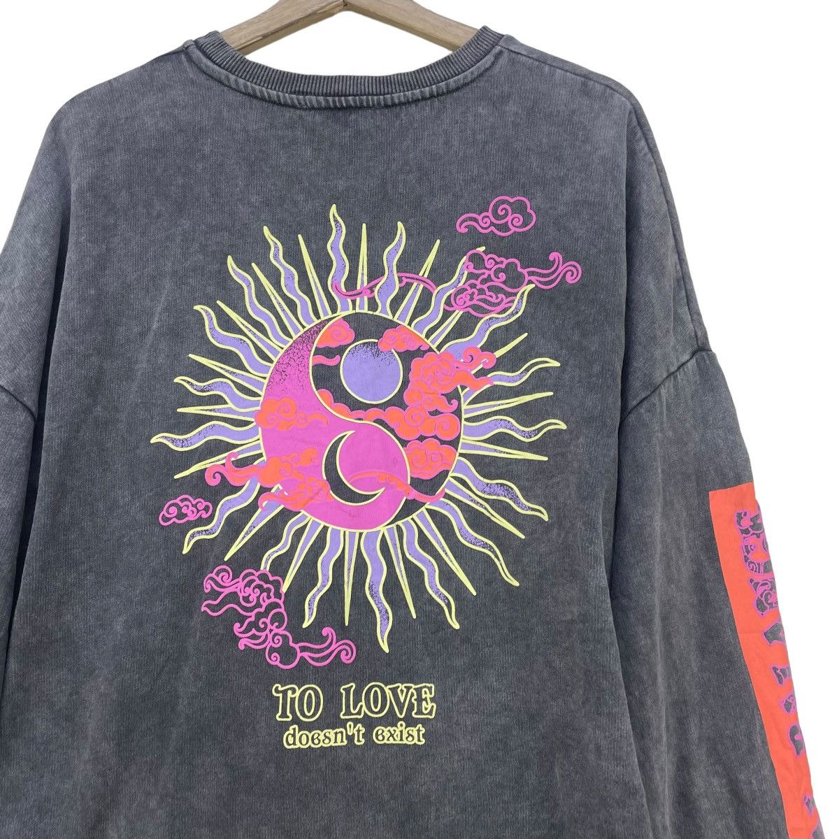 Bershka × Japanese Brand Vintage Bershka Sweatshirt Oversized Big Logo Size US XXL / EU 58 / 5 - 3 Thumbnail
