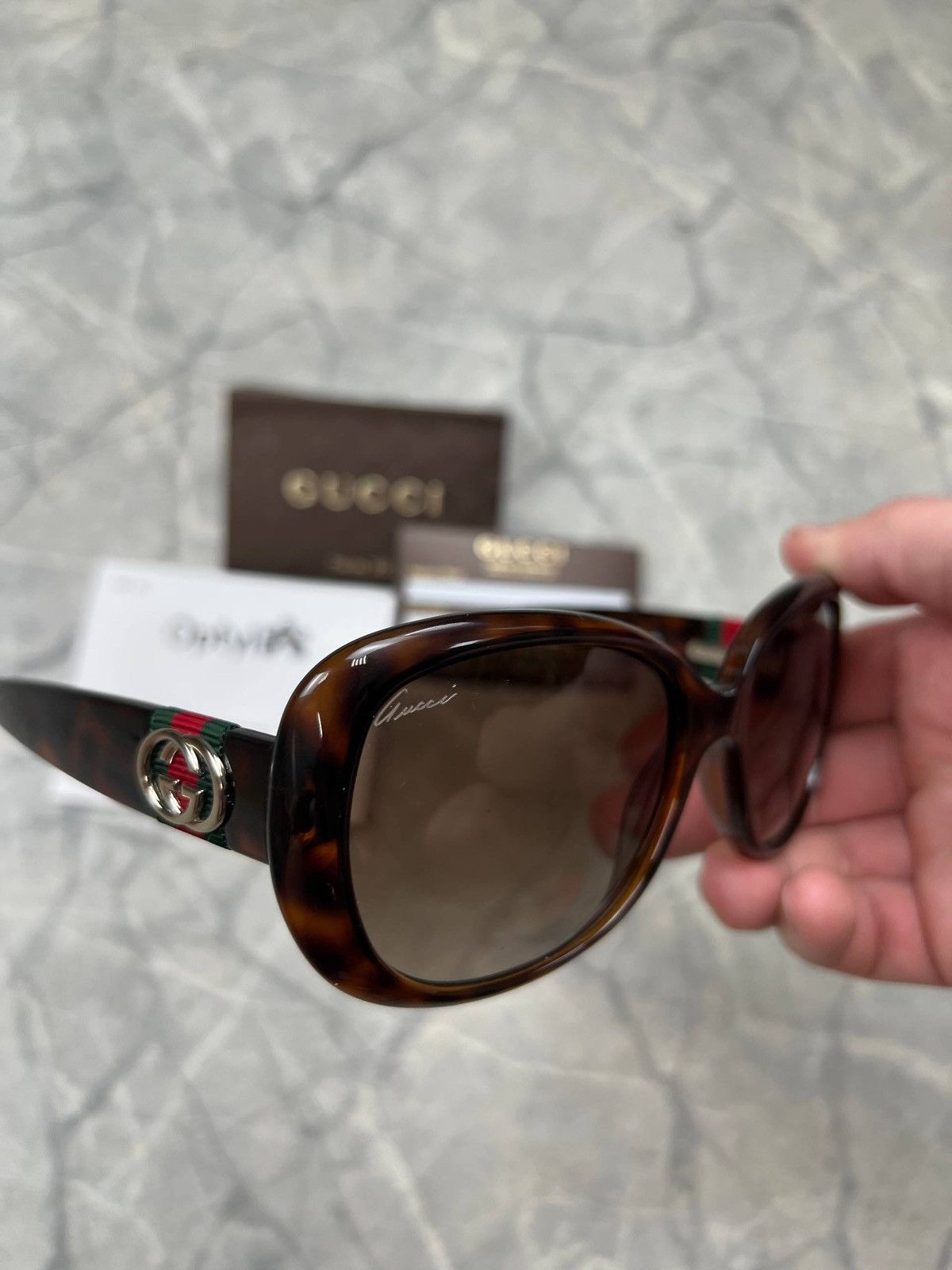 Gucci Gucci Sunglasses Luxury Y2k Avant Garde Size ONE SIZE - 11 Thumbnail
