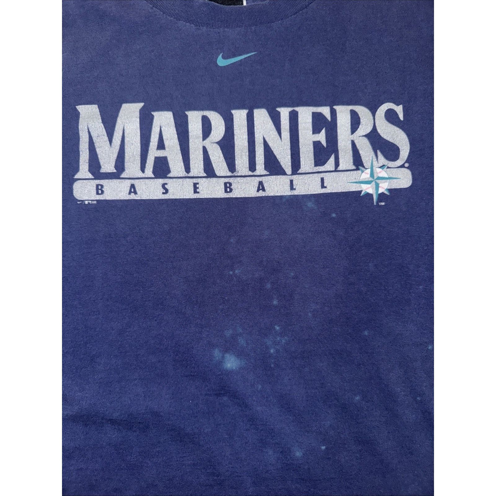 Nike × Vintage Vintage Nike Seattle Mariners MLB T-Shirt XXL Blue 90s 26x29 Size US XXL / EU 58 / 5 - 2 Thumbnail