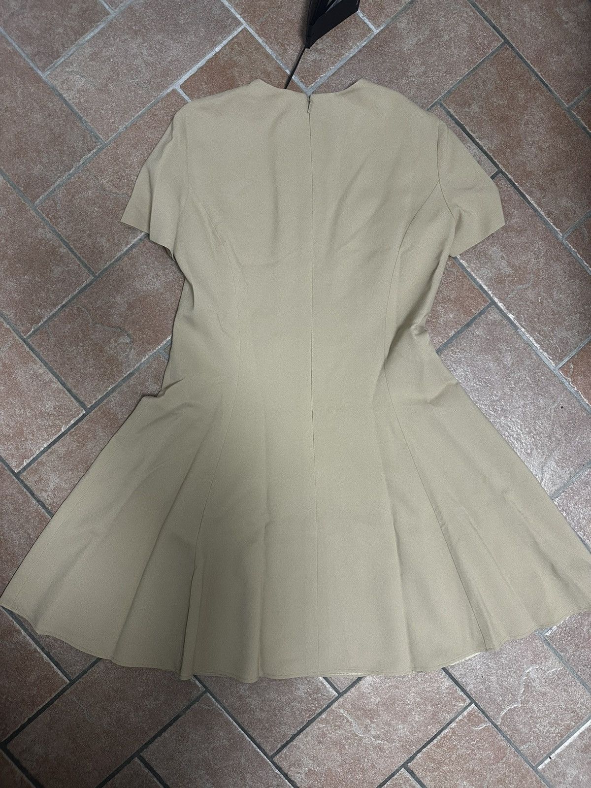 Versace Versace Beige Medusa ‘95 Mini Dress Size L / US 10 / IT 46 - 9 Thumbnail