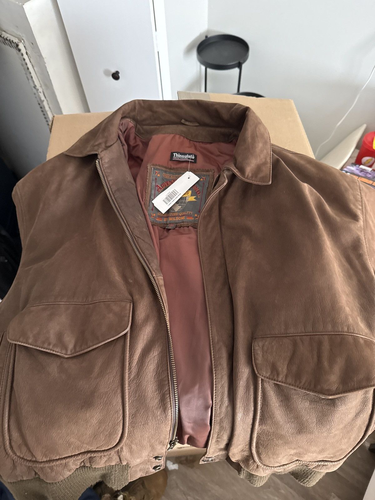 Other Thinsulate Vintage Leather Jacket Size US L / EU 52-54 / 3 - 1 Thumbnail