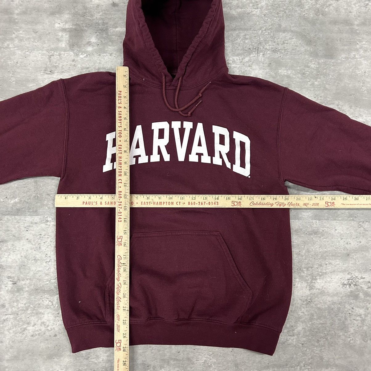 Vintage Harvard Russell style hoodie sweatshirt sz large Size US L / EU 52-54 / 3 - 3 Thumbnail