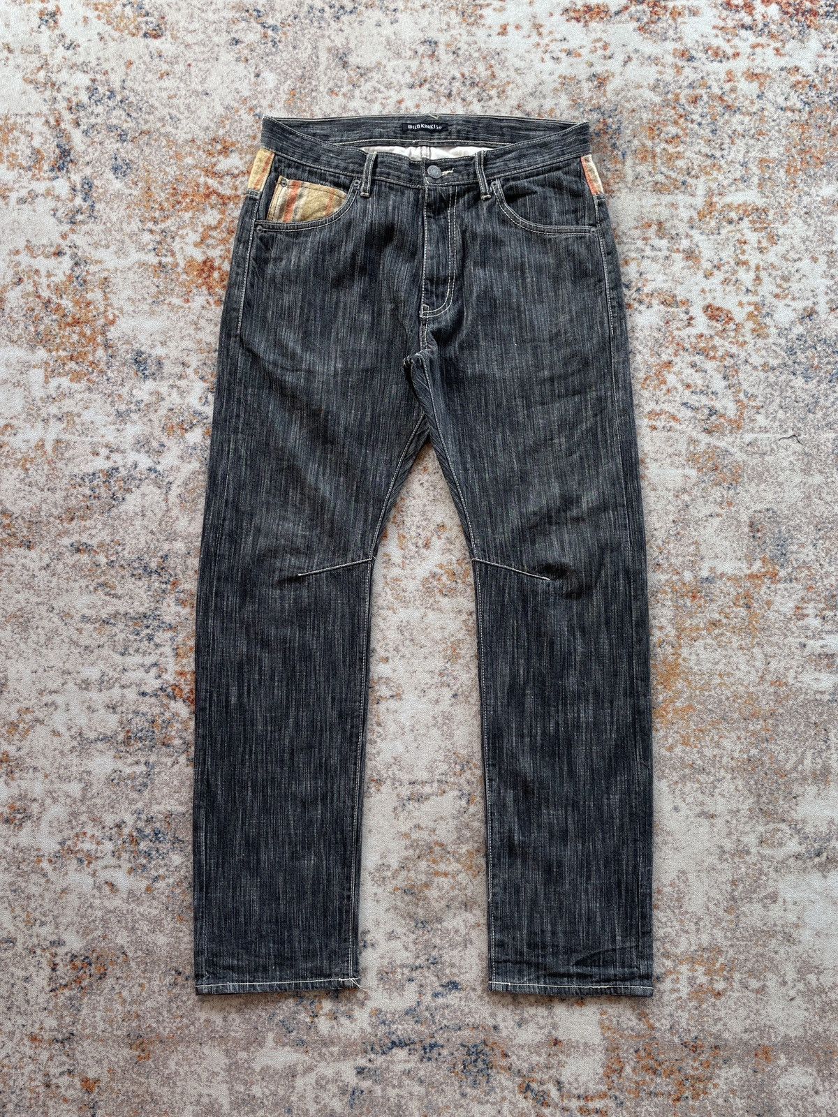 Japanese Brand WILD KHAKIS PATCHWORK JEANS Size US 33 - 4 Thumbnail