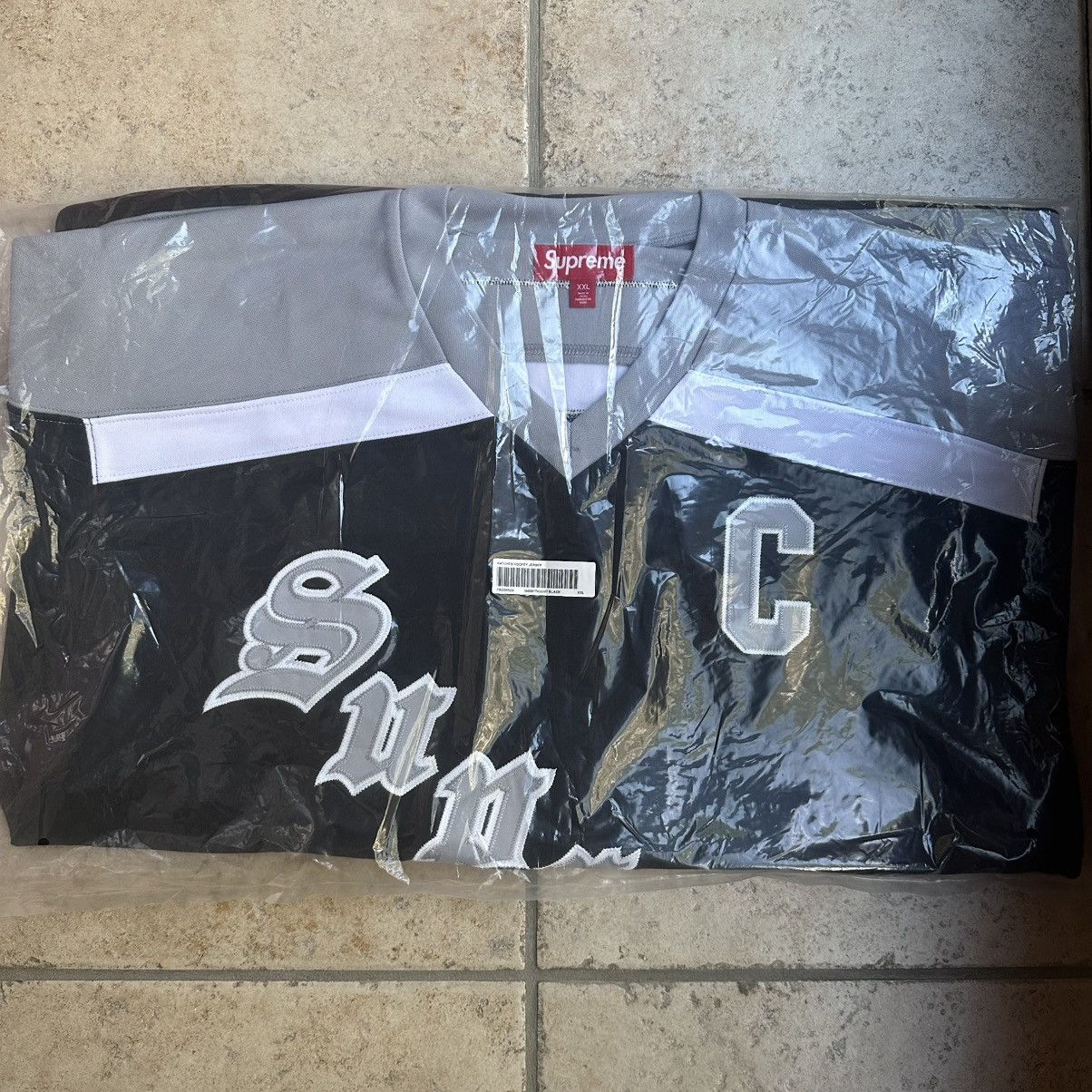 Supreme Supreme Fire & Ice Hockey Jersey Black Size XXL | Grailed