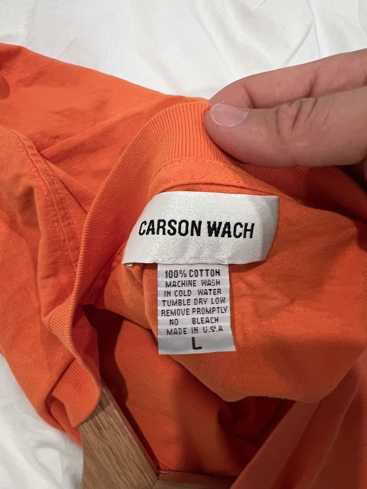 CARSON WACH Carson Wach Orange pocket tee Size US L / EU 52-54 / 3 - 3 Thumbnail