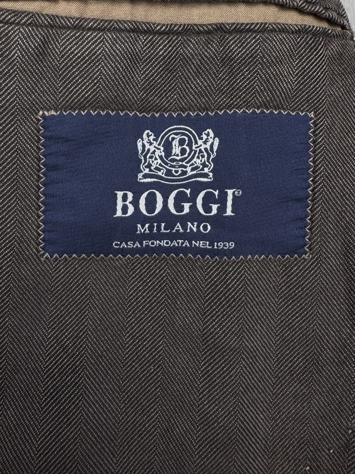 Boggi Boggi Milano Brown cotton unlined 3 button blazer size 48R Size 38R - 11 Thumbnail
