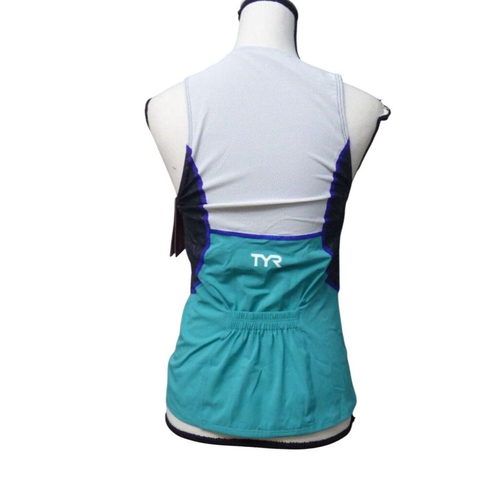 Other TYR Women's Competitor Triathlon Singlet w/ Bra, XS, Blue T Size XS / US 0-2 / IT 36-38 - 6 Thumbnail