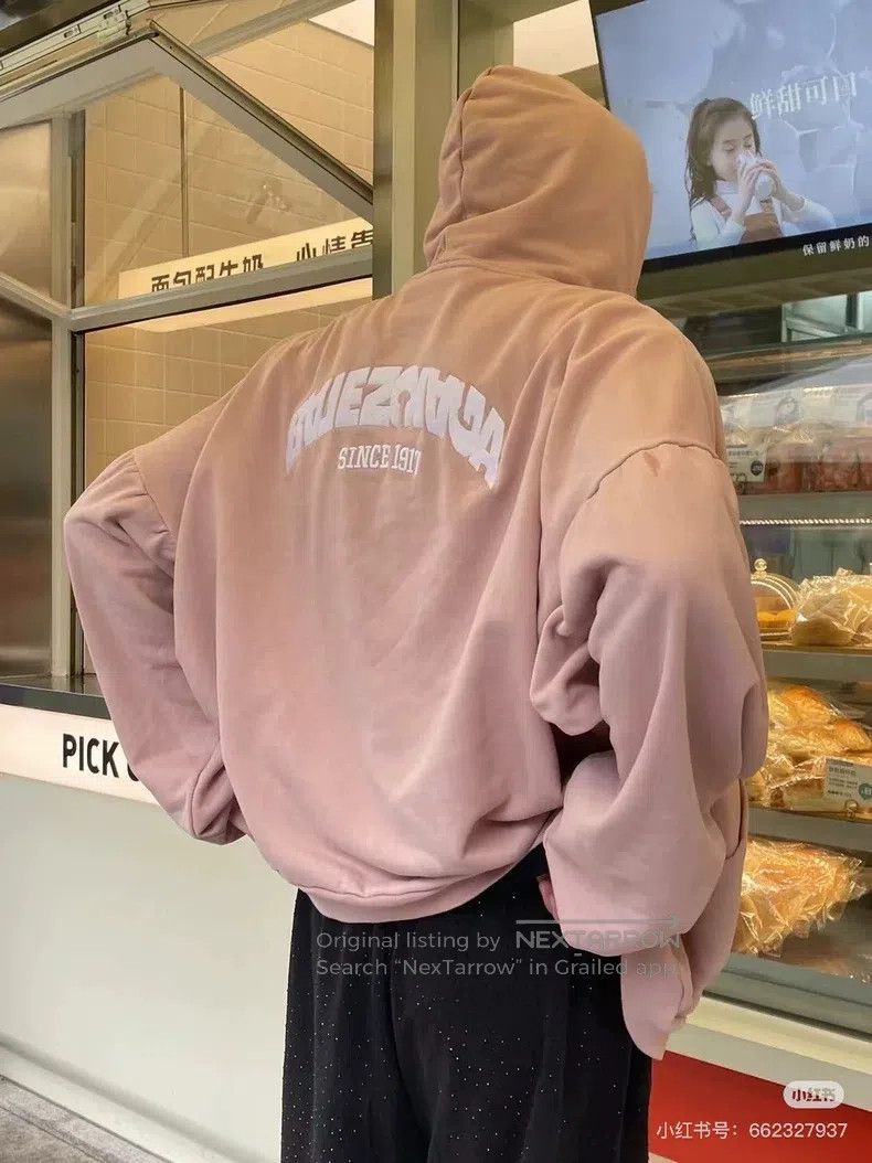 Balenciaga Balenciaga Pink Zip-Up Hoodie Size US M / EU 48-50 / 2 - 9 Thumbnail