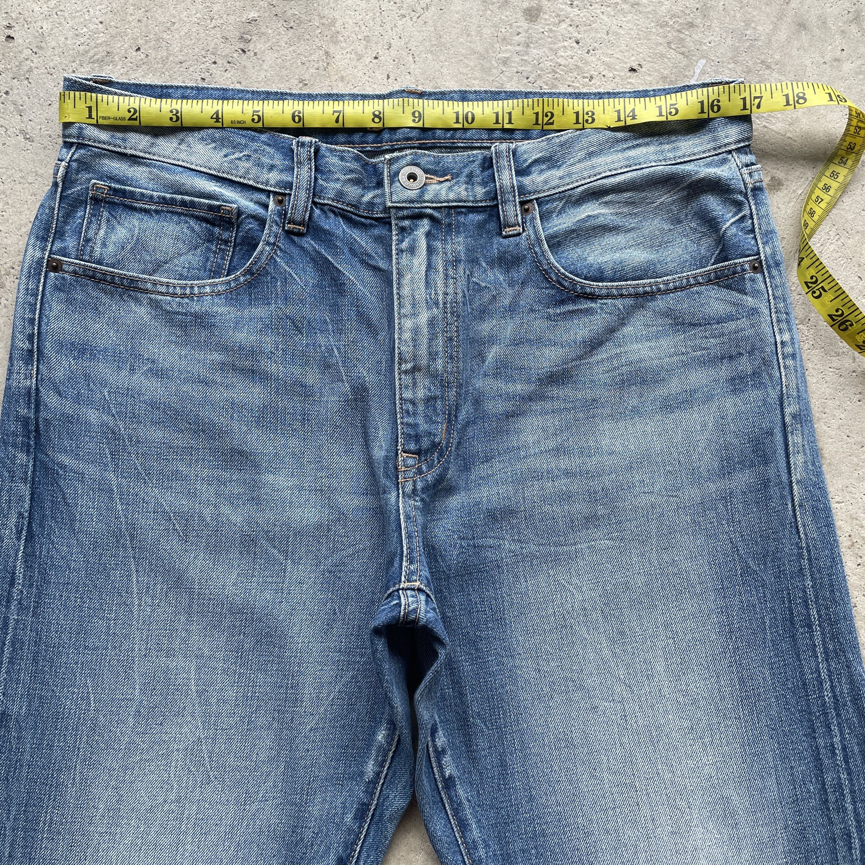 Japanese Brand VINTAGE JAPANESE JEANS FADED DENIM WASH PANTS W34x27.5 Size US 34 / EU 50 - 5 Thumbnail