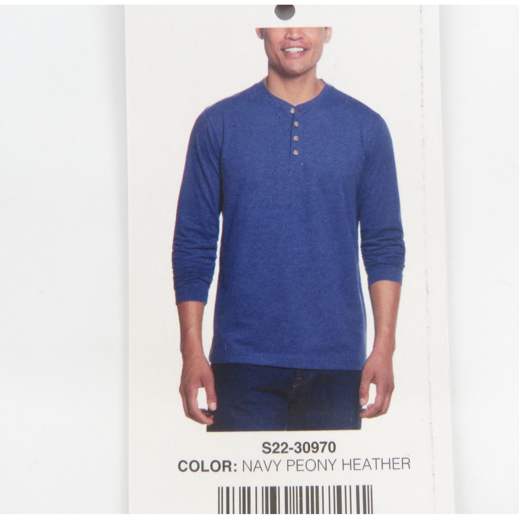 Other Weatherproof Mens XXXL Navy Heather Long Sleeve Henley Shirt Size US XXL / EU 58 / 5 - 1 Thumbnail