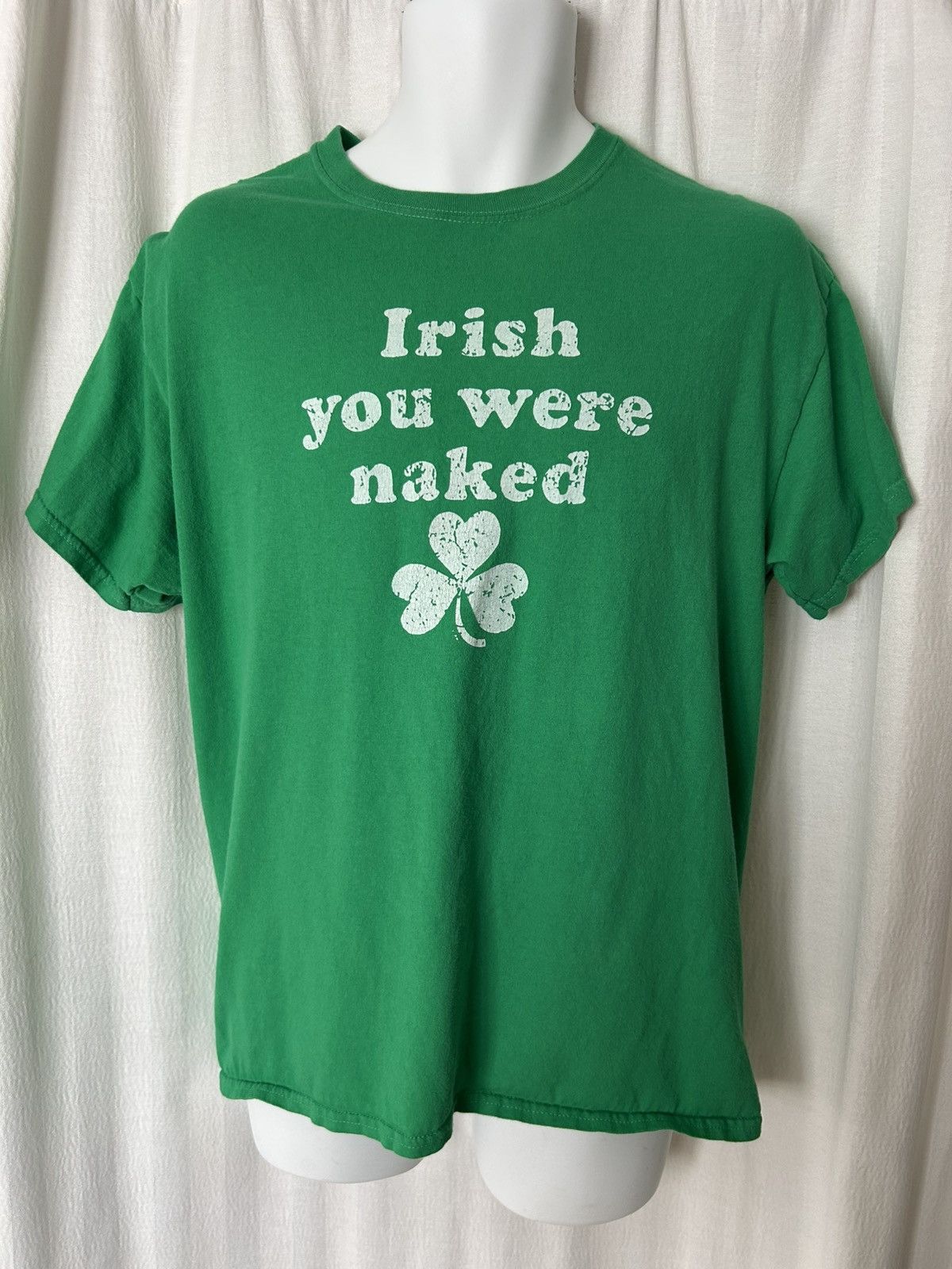 Other Tee: funny irish you were naked st patty’s day joke med / lg Size US L / EU 52-54 / 3 - 1 Thumbnail