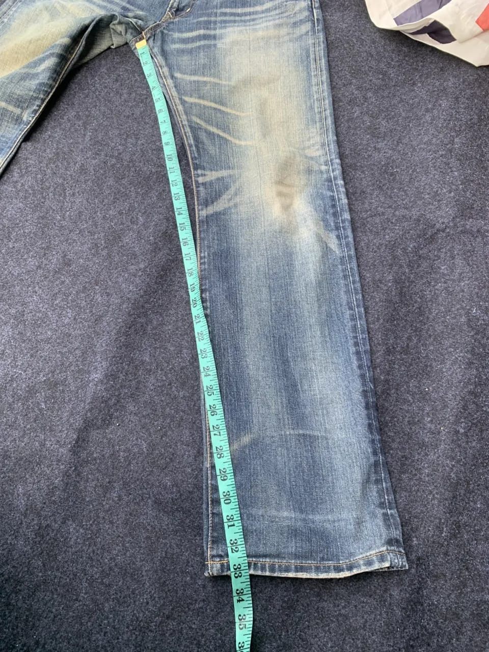 Edwin Edwin exclusive vintage model XV fucking faded. Size US 34 / EU 50 - 10 Thumbnail