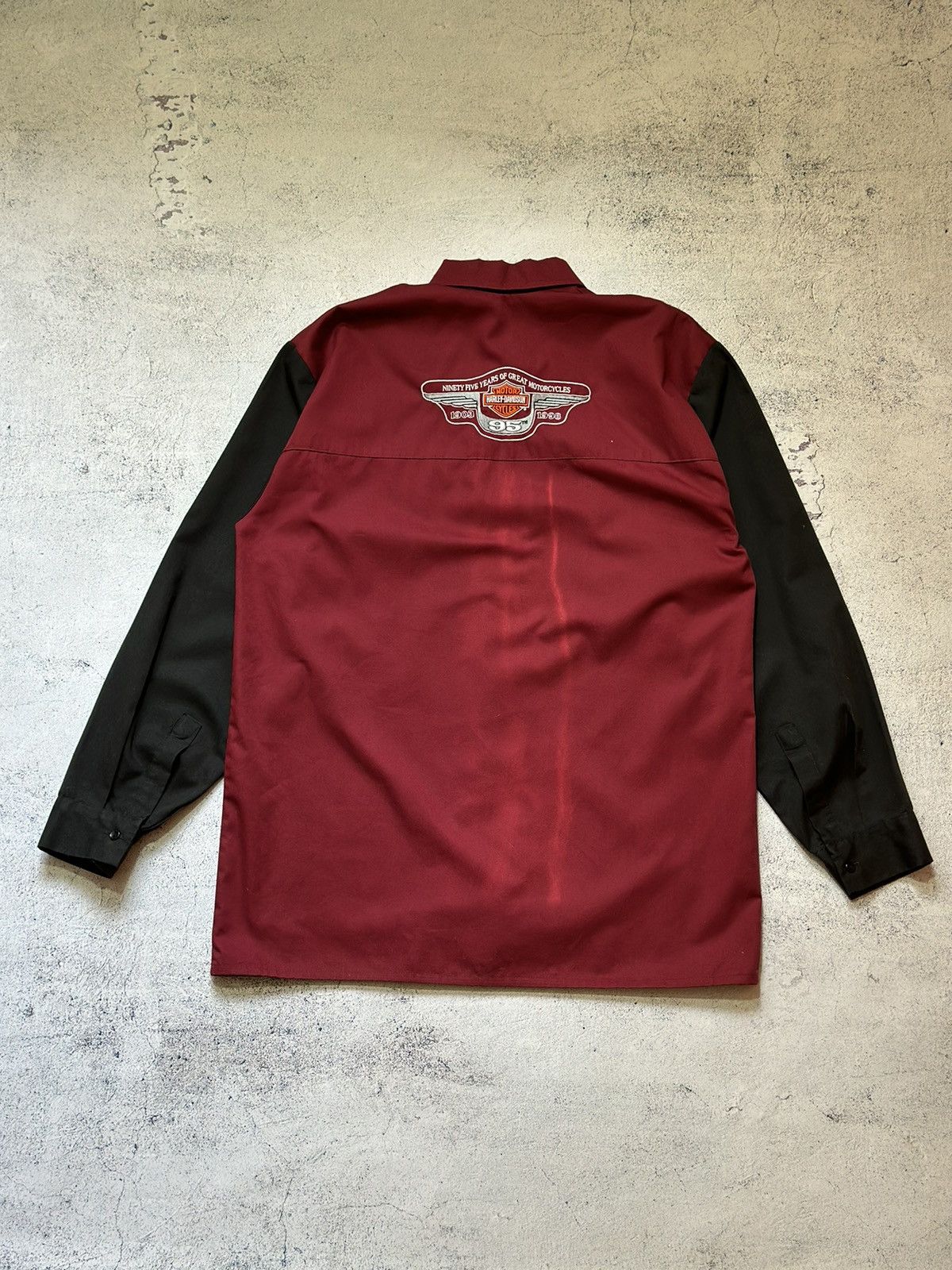 Harley Davidson × Vintage Harley Davidson Vintage Button Shirt long sleeve Size US M / EU 48-50 / 2 - 6 Thumbnail