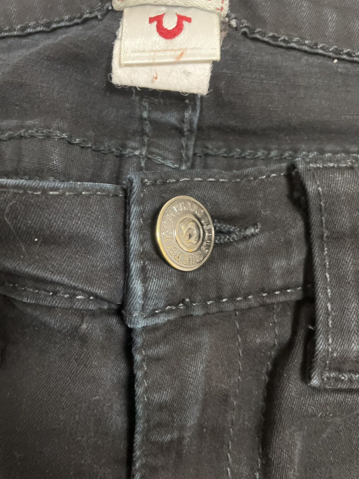 True Religion True Religion jeans biker black vintage Y2K slim skinny Size 26" / US 2 / IT 38 - 11 Thumbnail