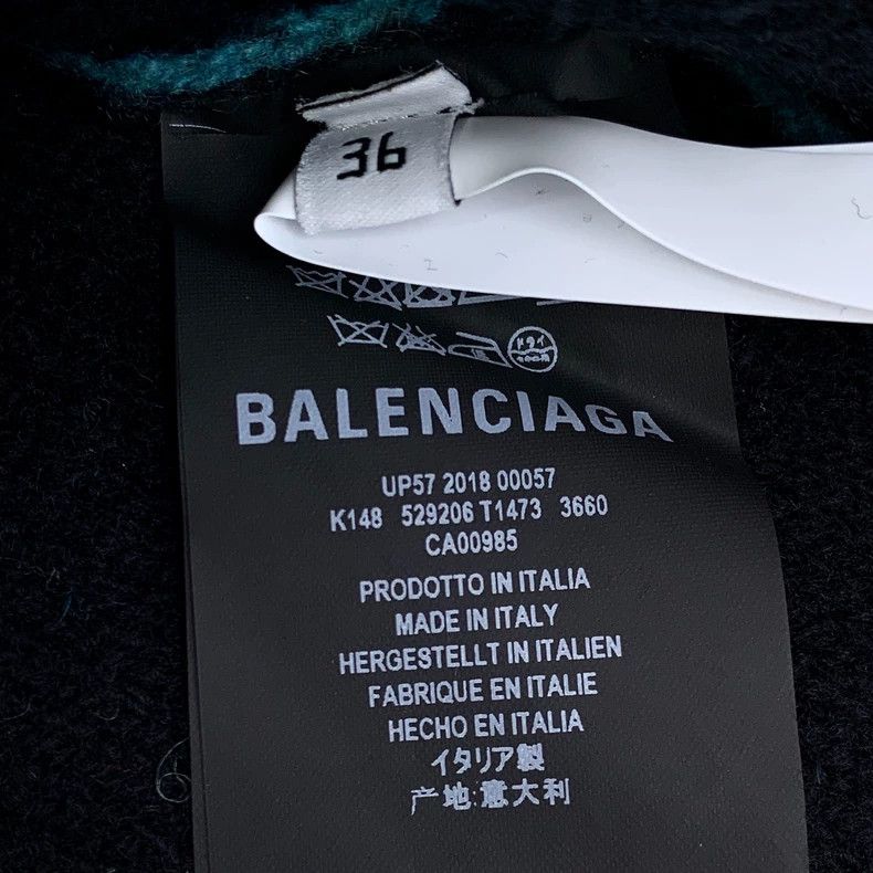 Other Balenciaga size 36 Blue logo monogrammed wool crew neck lo Size US XS / EU 42 / 0 - 6 Thumbnail