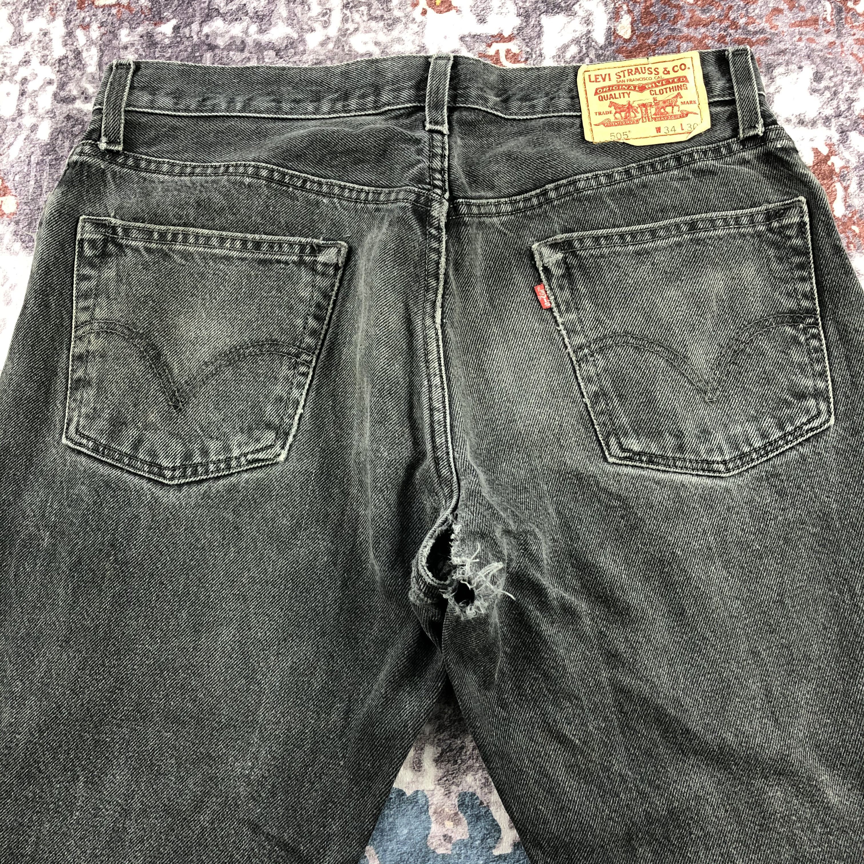 Levi's × Vintage Vintage Levis 505 Earth Tone Jeans-JM2506 Size US 35 - 5 Thumbnail