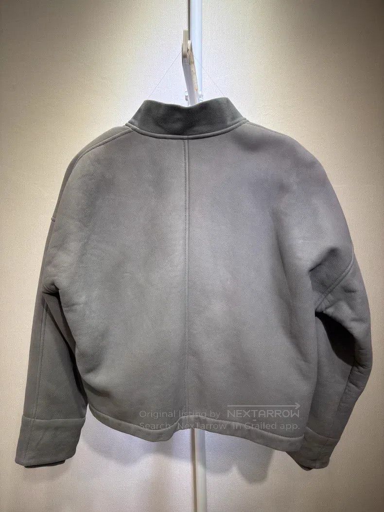 Loewe Loewe Grey fur integrated zipper jacket Size S / US 4 / IT 40 - 2 Thumbnail