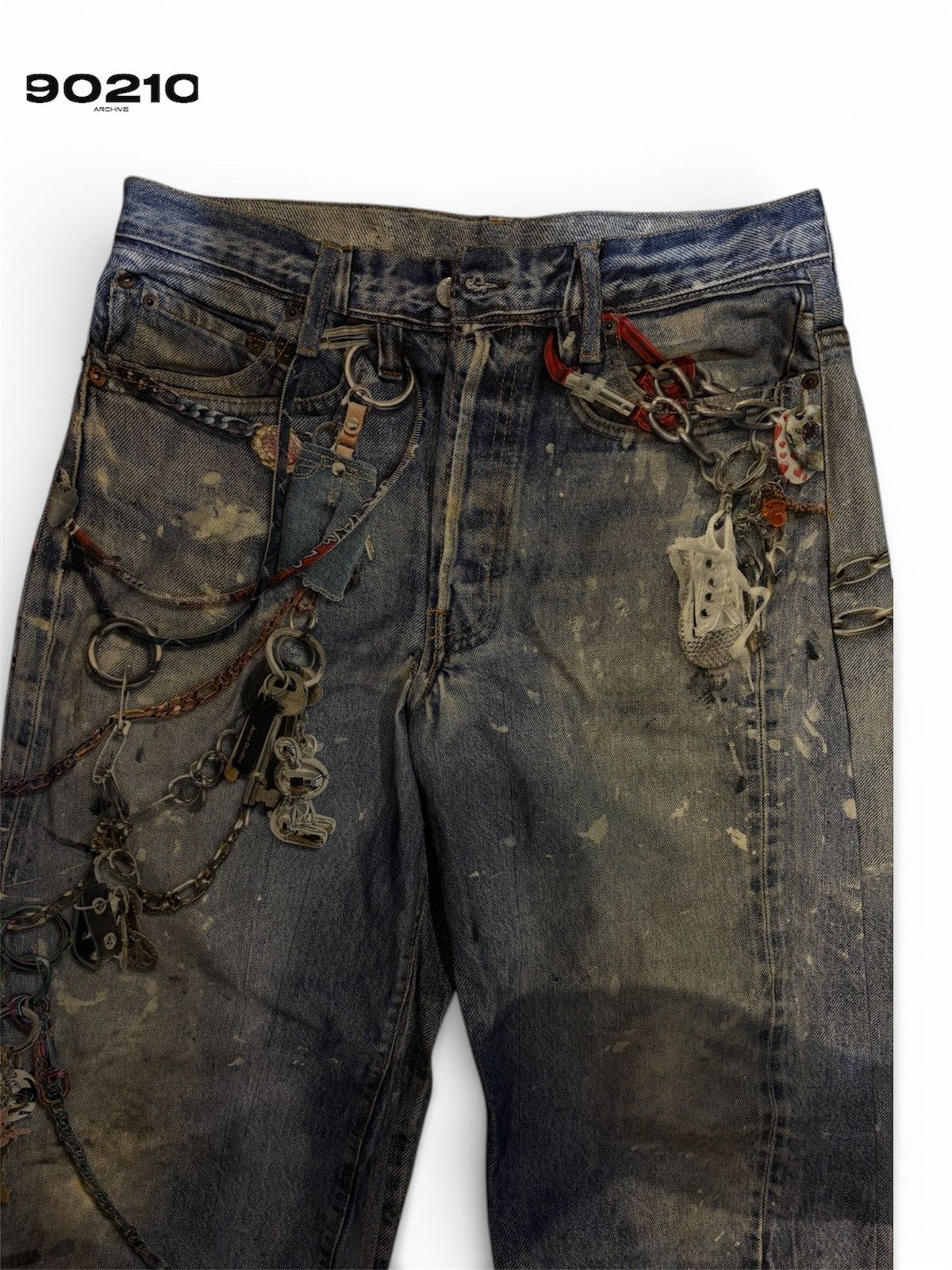 Acne Studios Acne Studios Trompe L'oeil Print Keychain Baggy Jeans Size US 32 / EU 48 - 3 Thumbnail