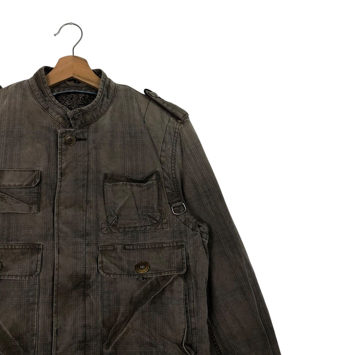 Hysteric Glamour 🔥VINTAGE BIKER JACKET CARGO POCKET PATCH WORK R.NEWBOLD Size US L / EU 52-54 / 3 - 8 Thumbnail
