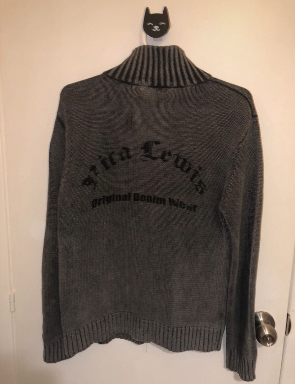 Designer × Vintage Vintage Grey Rica Lewis Cardigan Size US M / EU 48-50 / 2 - 1 Thumbnail
