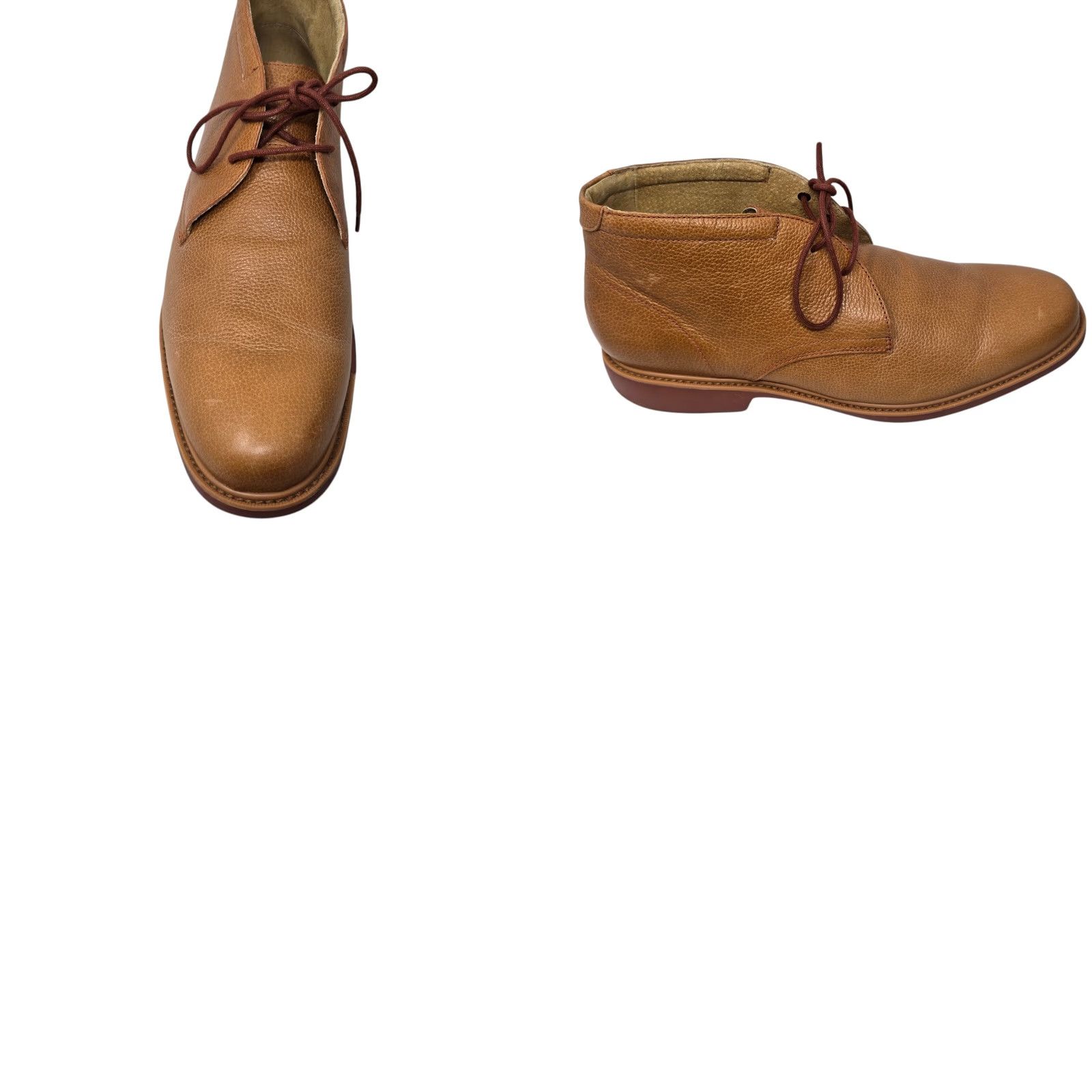 Cole Haan Cole Haan Great Jones Chukka II Boots Mens Leather Ankle Boots WC British Tan 11M Mens Shoes Size US 10 / EU 43 - 10 Thumbnail