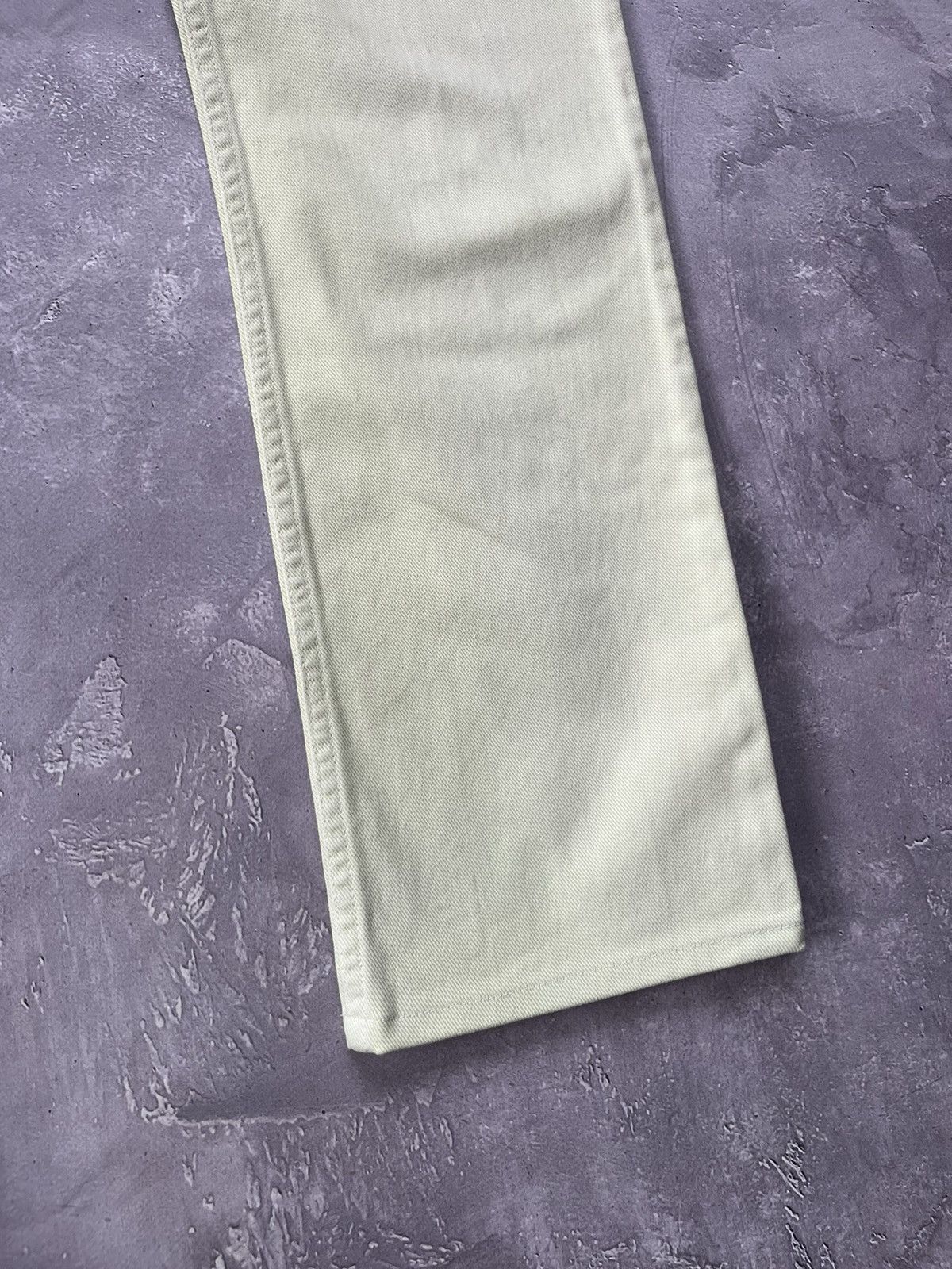 Prada Vintage Prada Red Tab Denim Pants Lime Green Size 30" / US 8 / IT 44 - 4 Thumbnail
