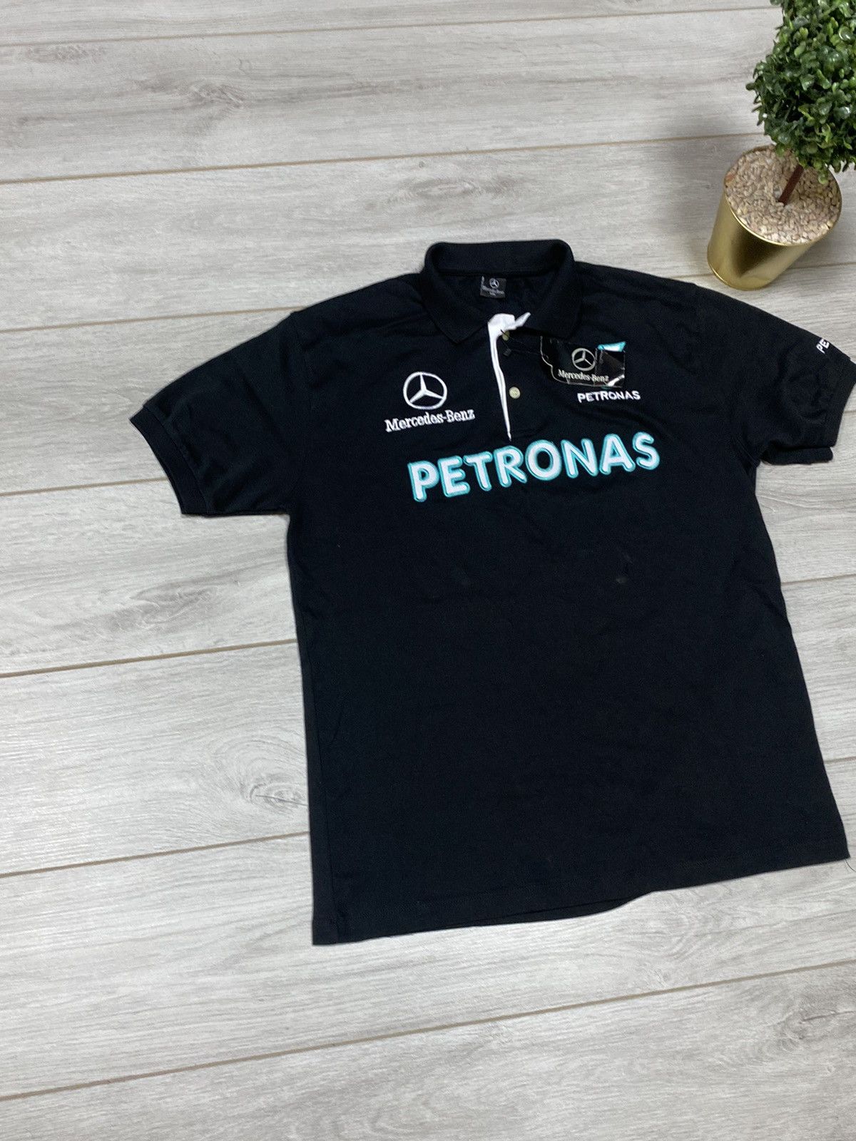 Mercedes-Benz Petronas Mercedes vintage polo with tag Size US XXL / EU 58 / 5 - 8 Thumbnail
