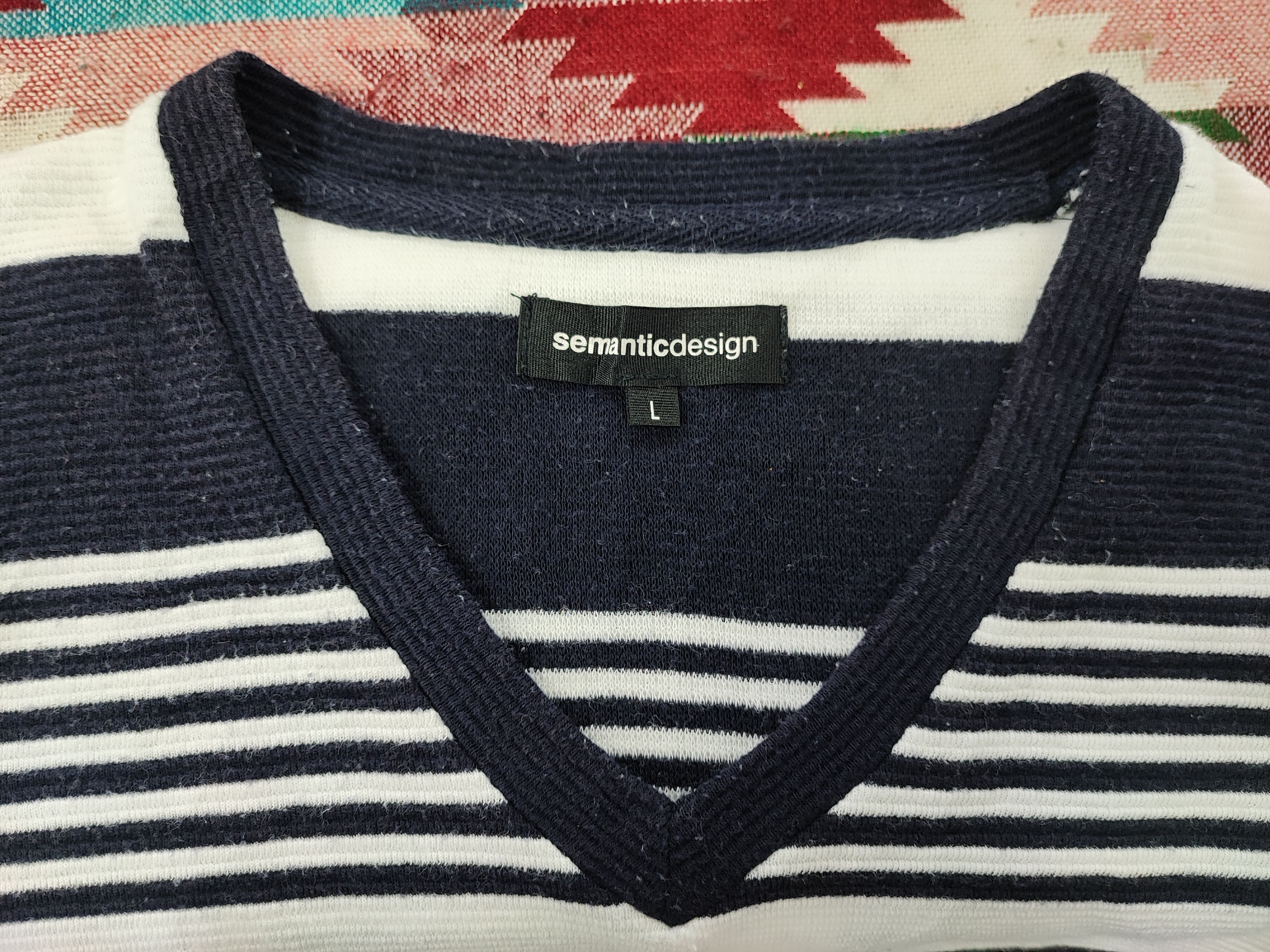 semanticdesign Stripe Japan Tee by Semantic Design Size US L / EU 52-54 / 3 - 8 Thumbnail
