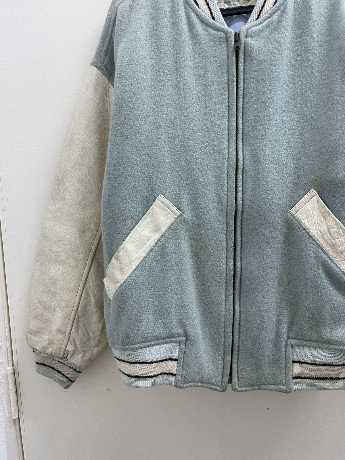 Vintage Scoop Boys Club Wool Leather Varsity Jacket Size US L / EU 52-54 / 3 - 7 Thumbnail