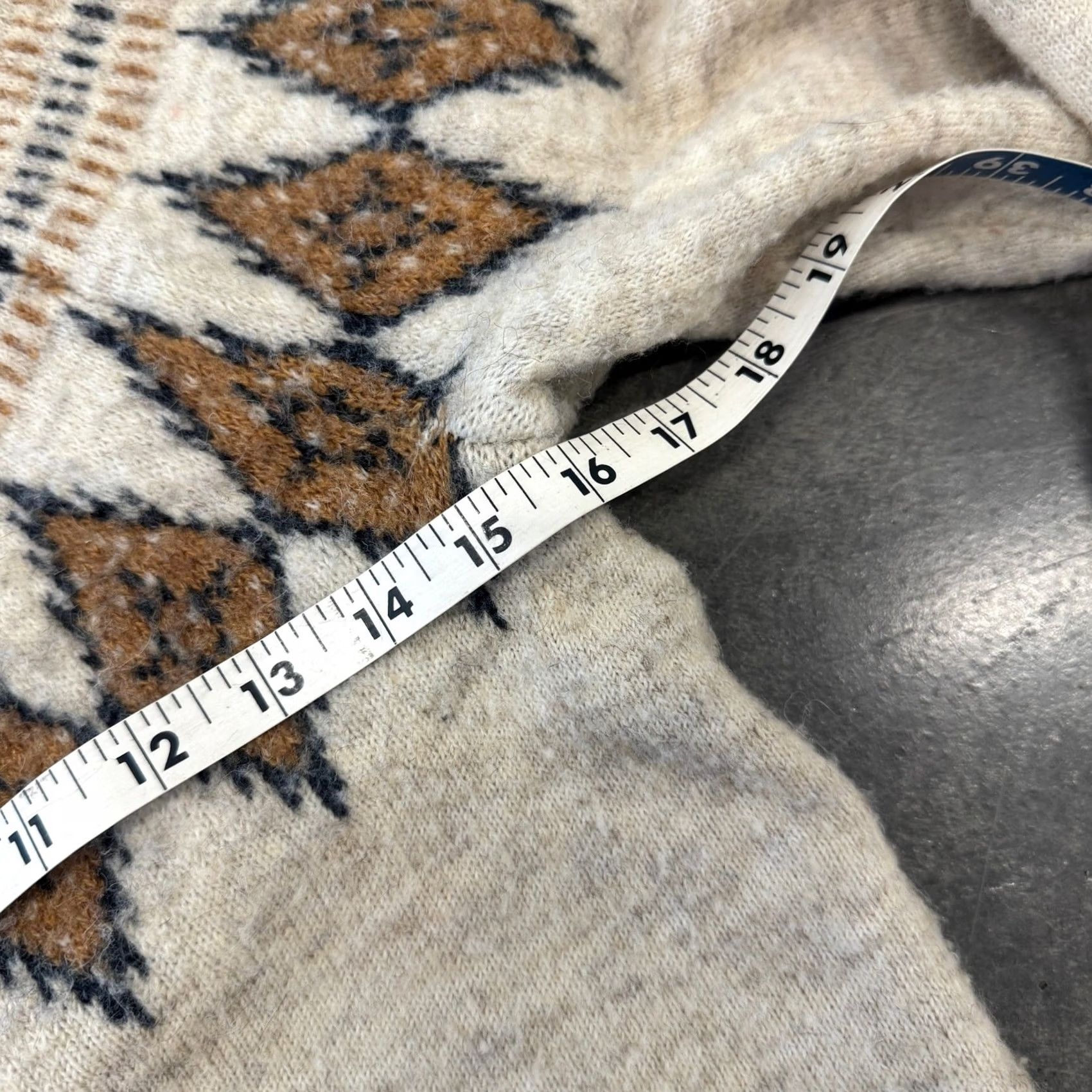 Triangl VINTAGE Y2K Beige Triangle Brown Soft Longsleeve Sweater Small Women S Brown Pullover Knit Size S / US 4 / IT 40 - 4 Thumbnail