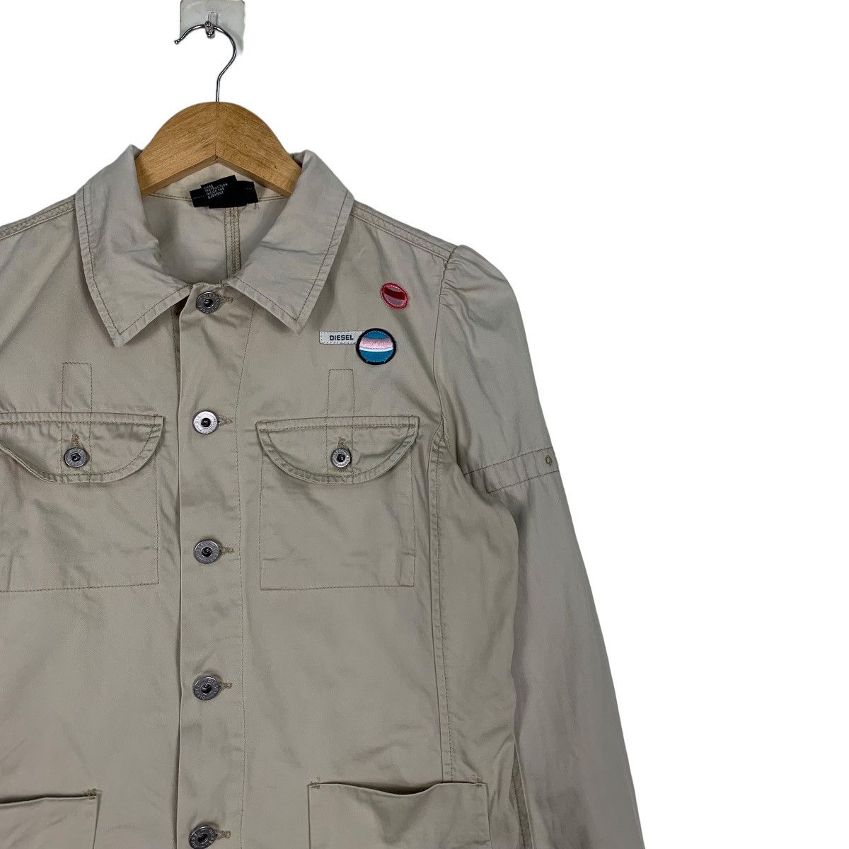 Diesel DIESEL Four Pocket Work Button Shirt Jacket #1146-C52 Size US S / EU 44-46 / 1 - 5 Thumbnail