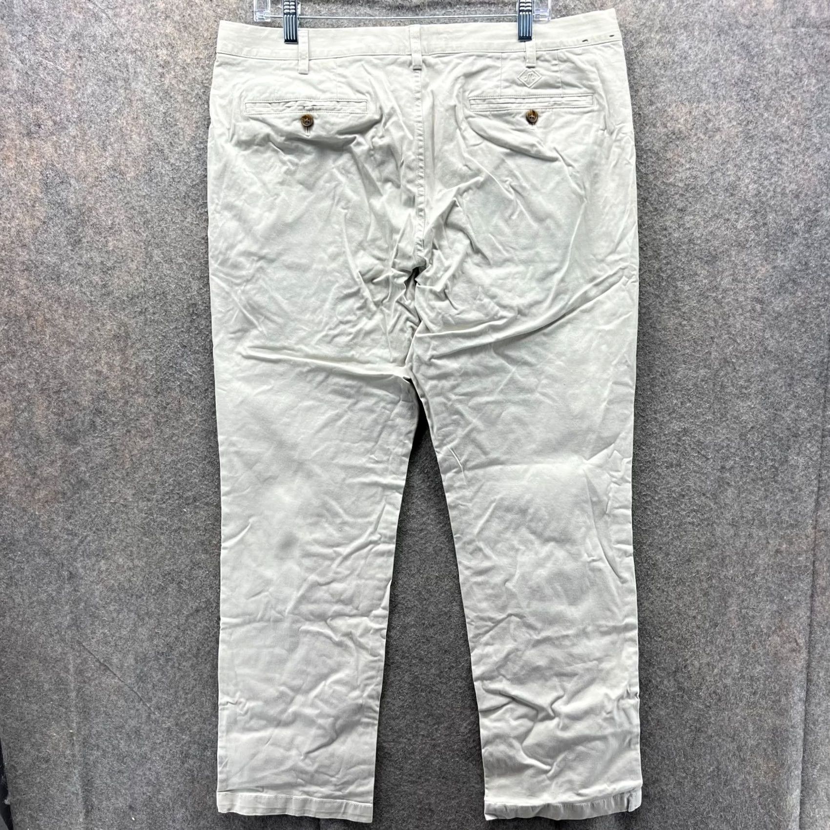 Bonobos Bonobos Pants Mens 36x30 Khaki Chino Flat Front Trouser Straight Leg Tan Beige Flat Front Regular Inseam 30" Boynton? Size US 36 / EU 52 - 2 Thumbnail